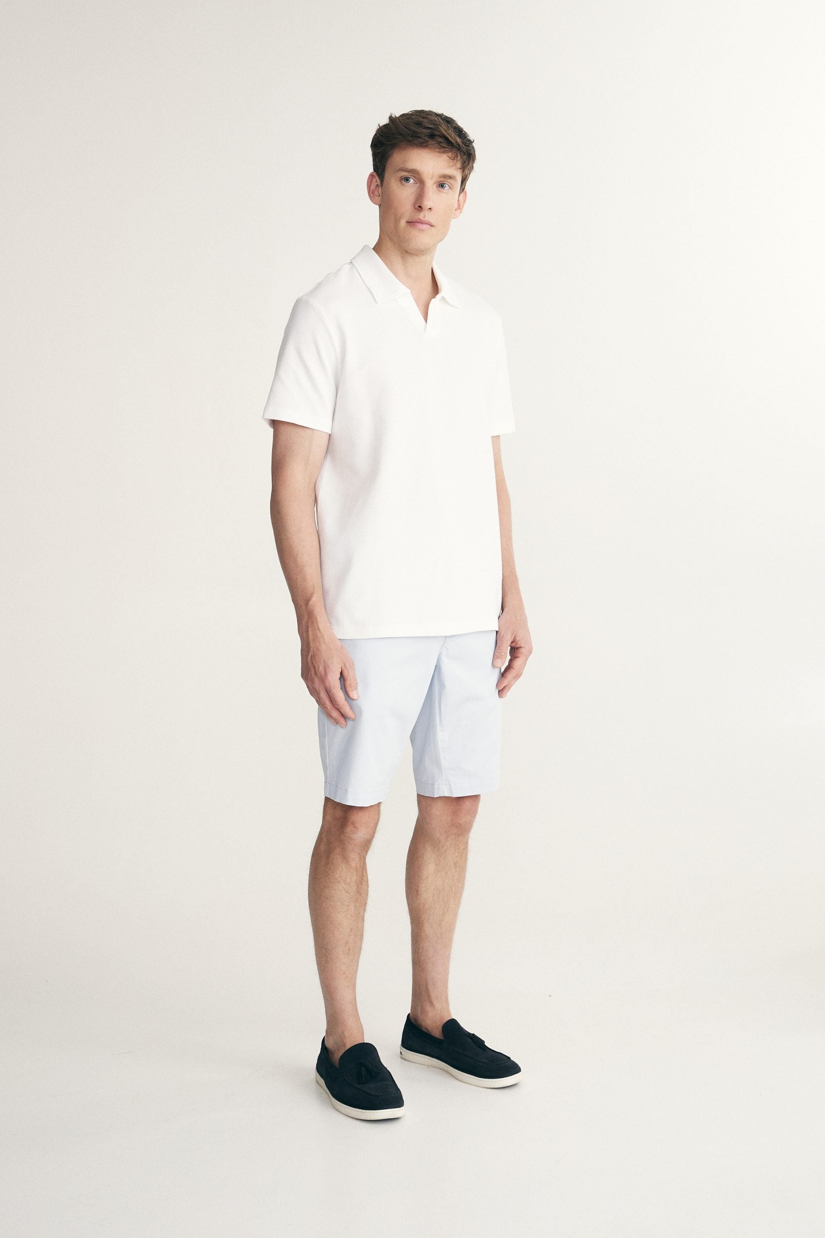 Polo johnny texturé