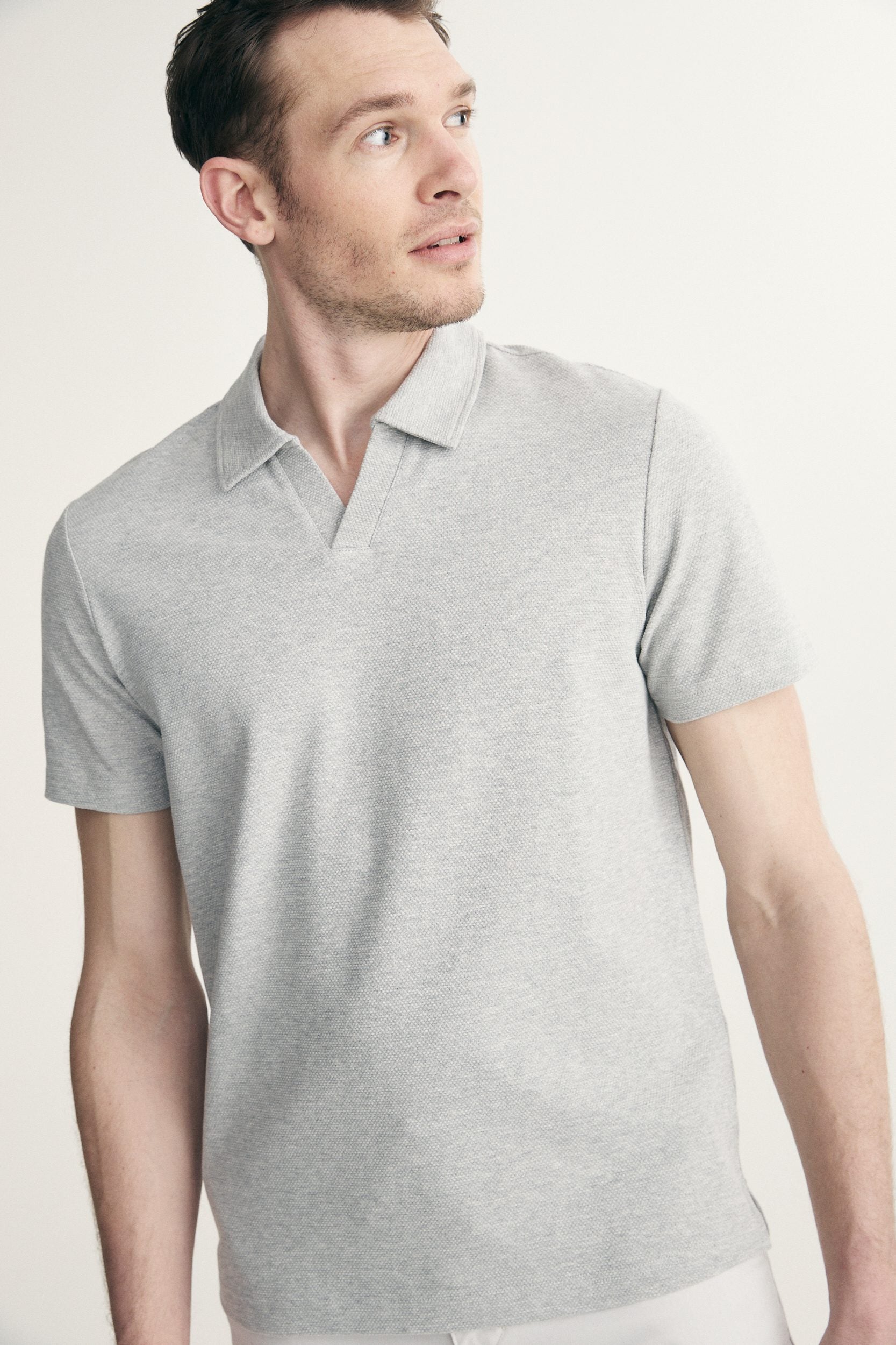 Polo johnny texturé