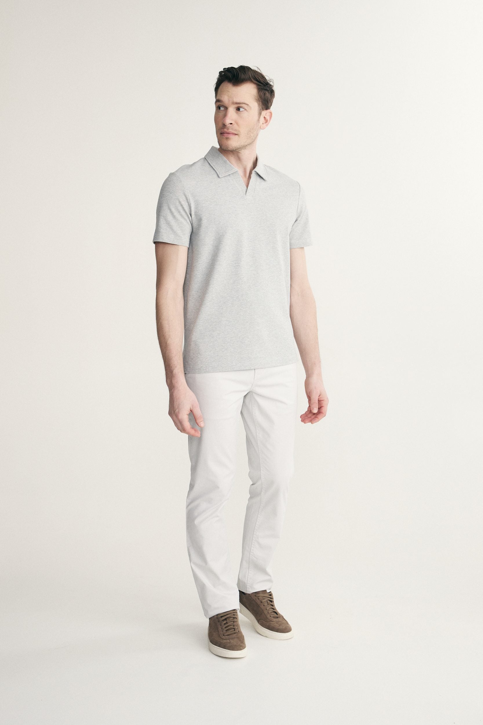 Polo johnny texturé