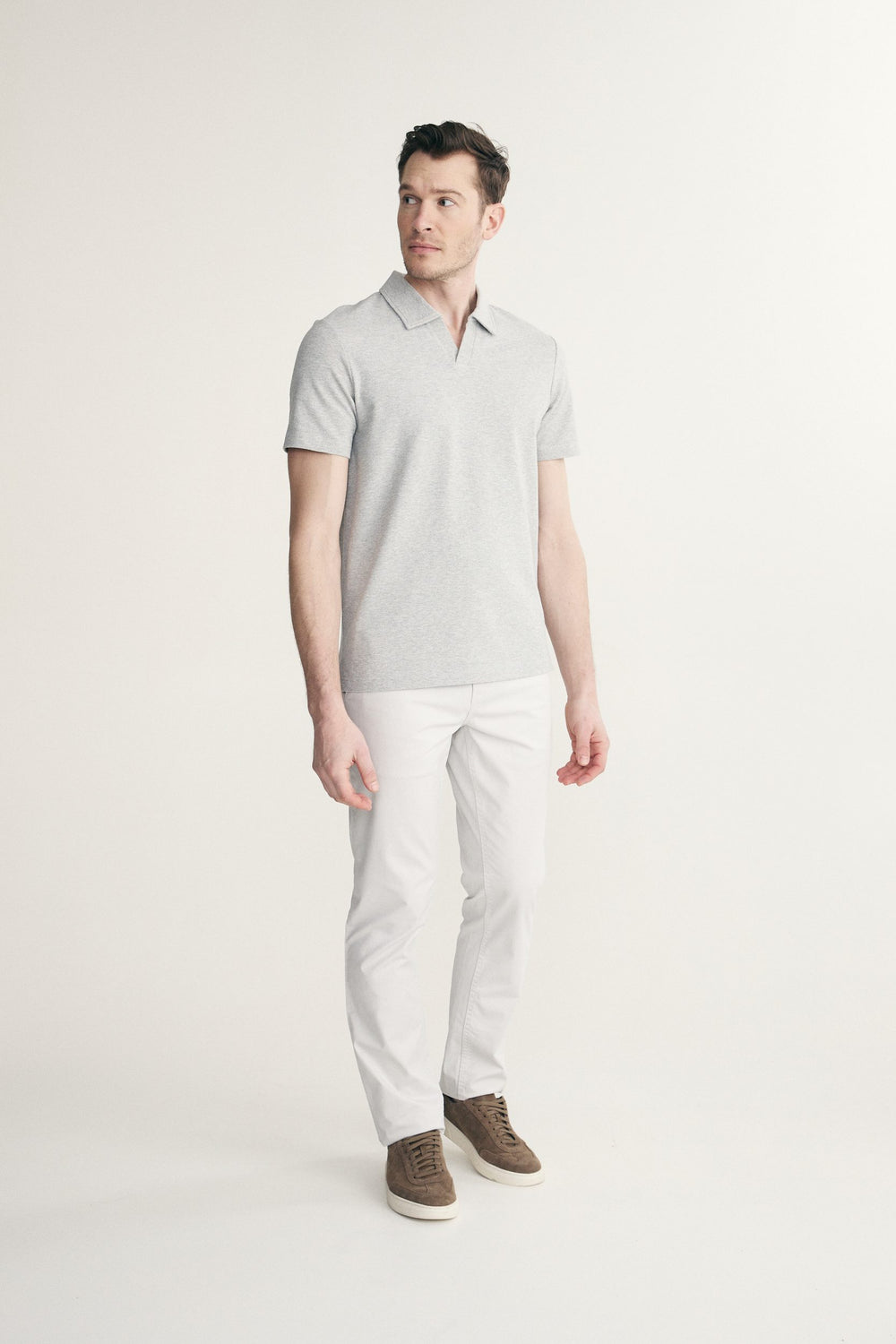 Polo johnny texturé