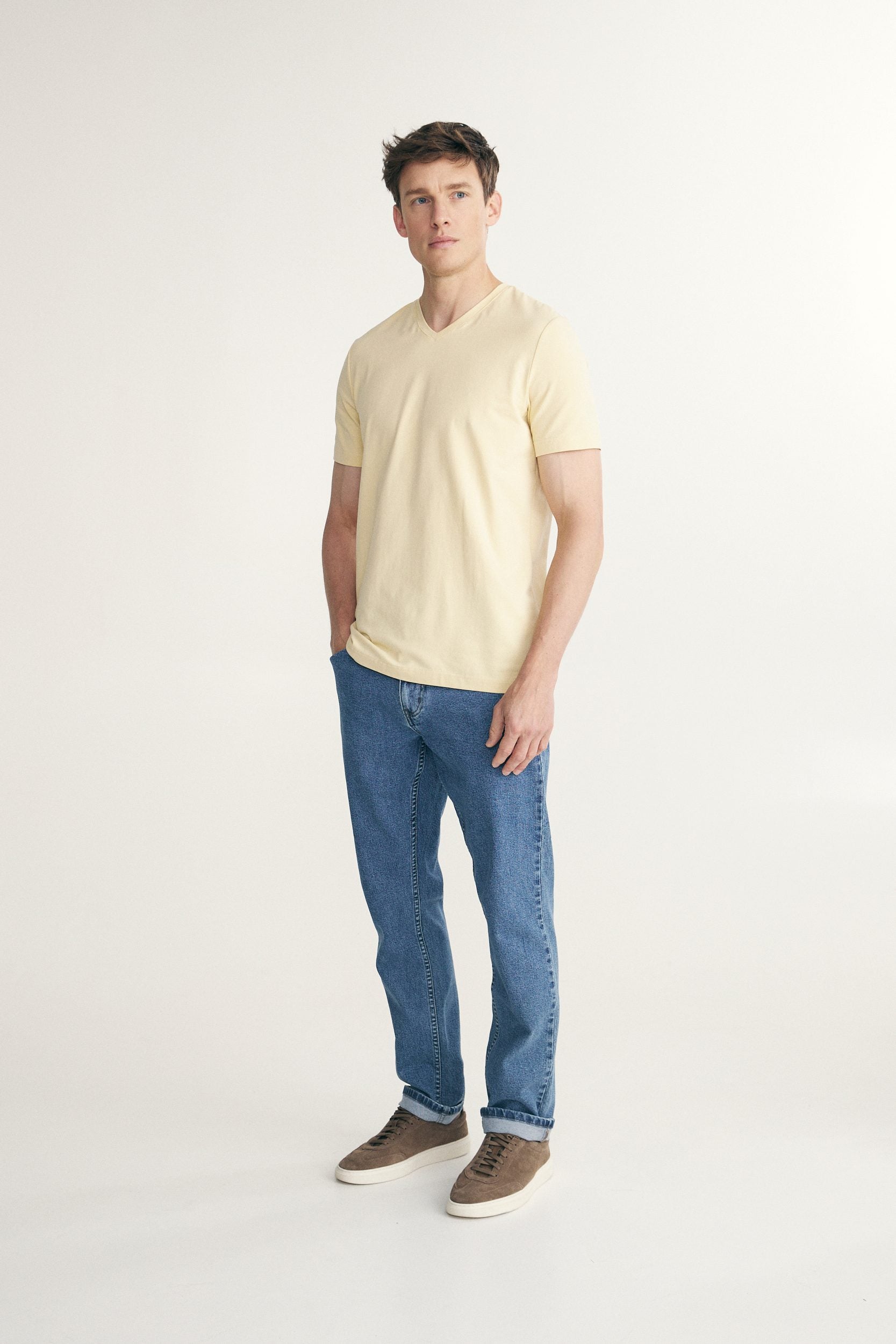 T-shirt essentiel col V