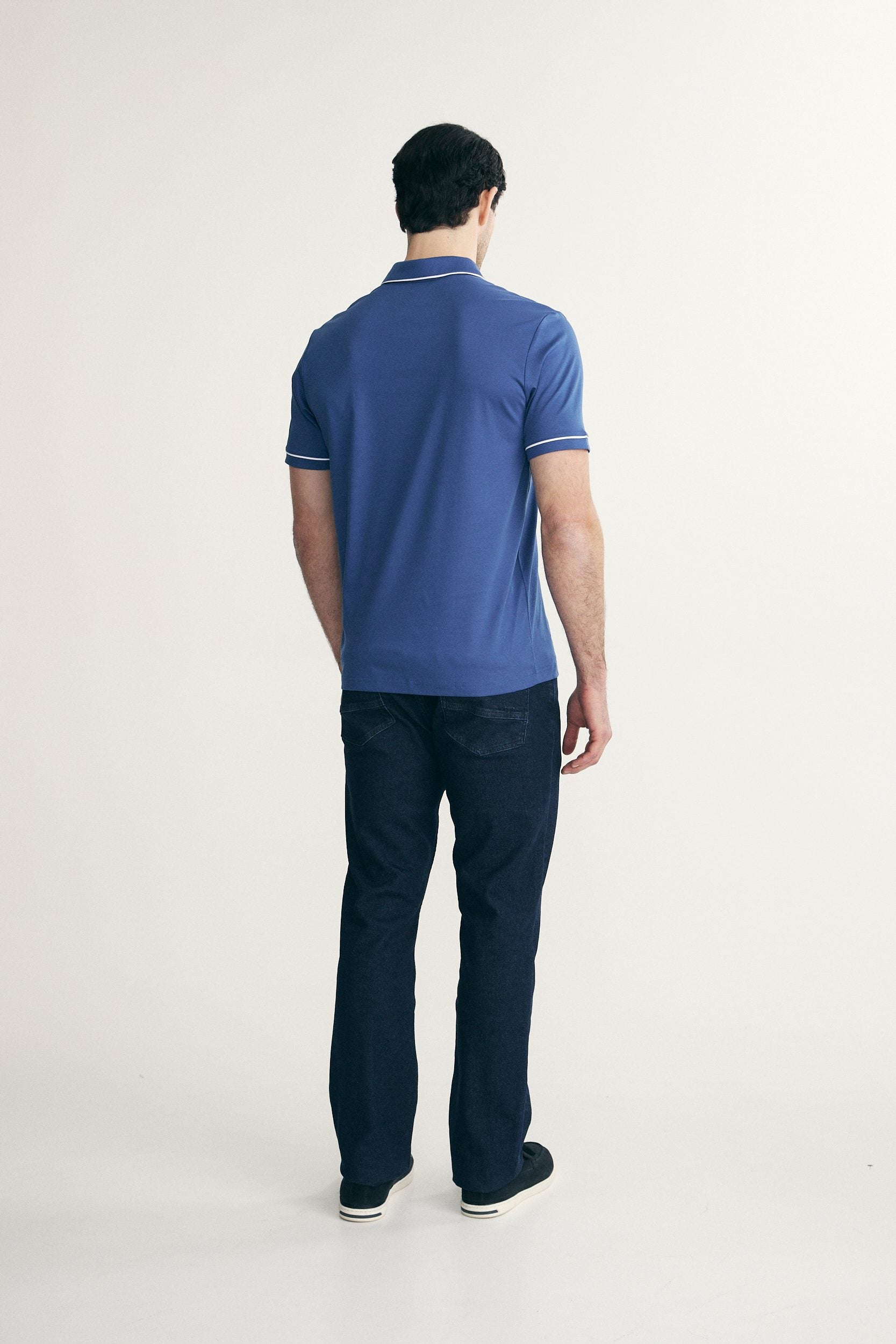 Polo jersey coton mercerisé