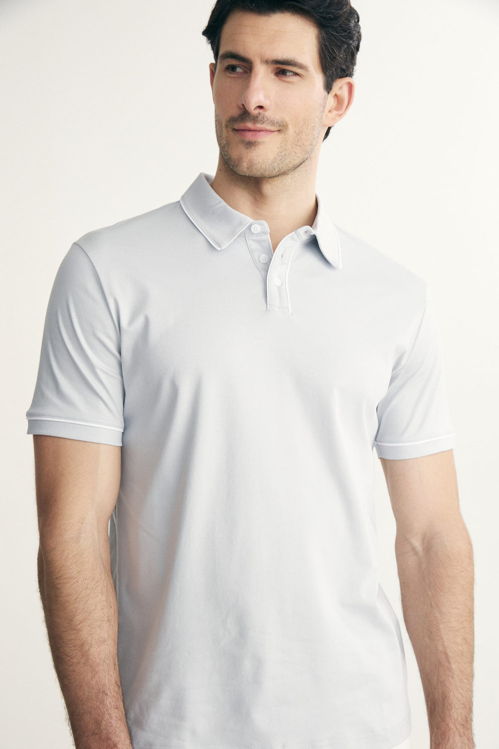 Polo jersey coton mercerisé