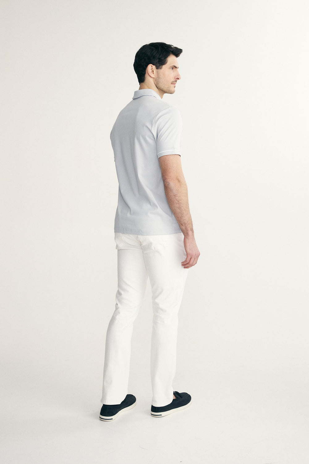 Polo jersey coton mercerisé