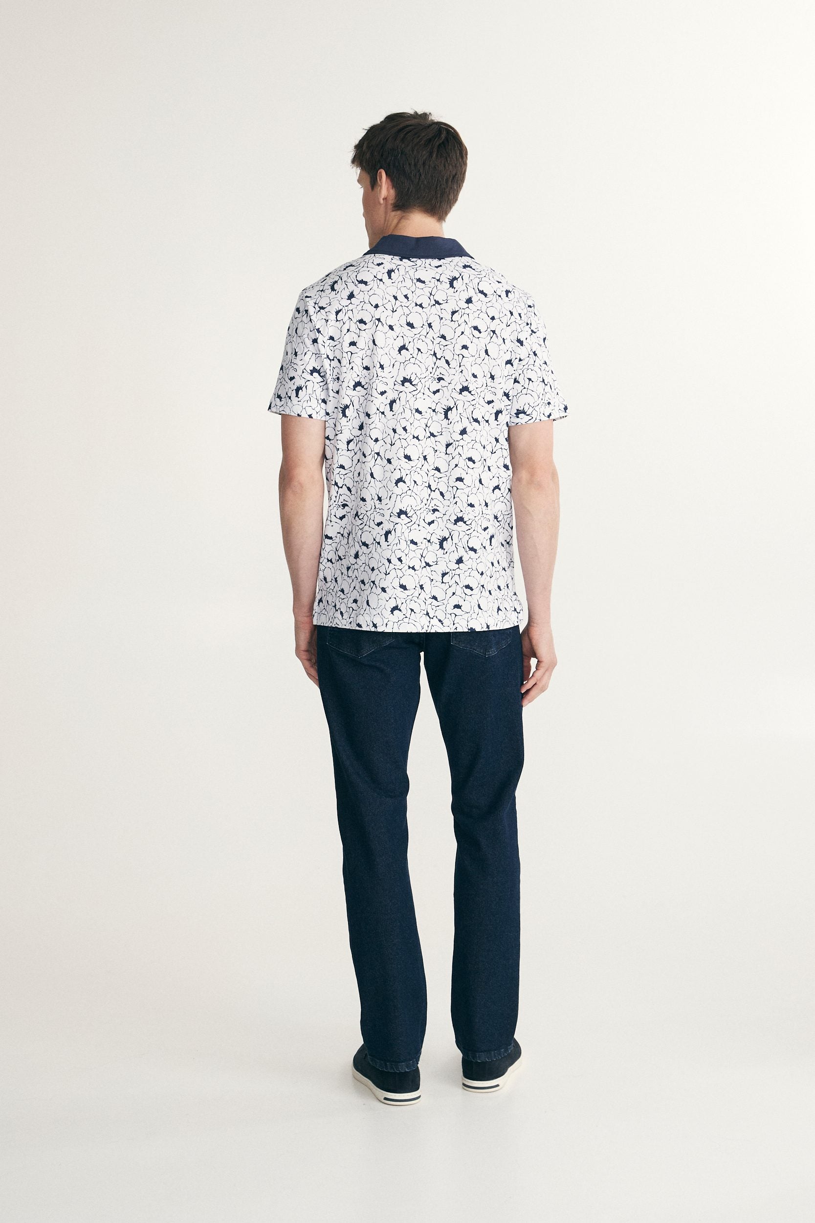 Polo johnny jersey coton imprimé