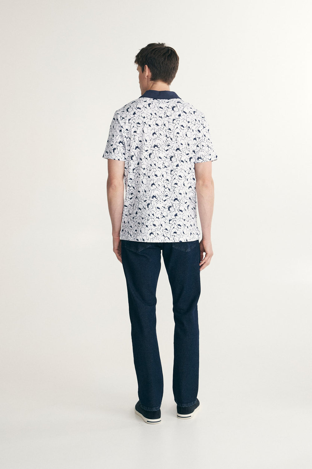 Polo johnny jersey coton imprimé
