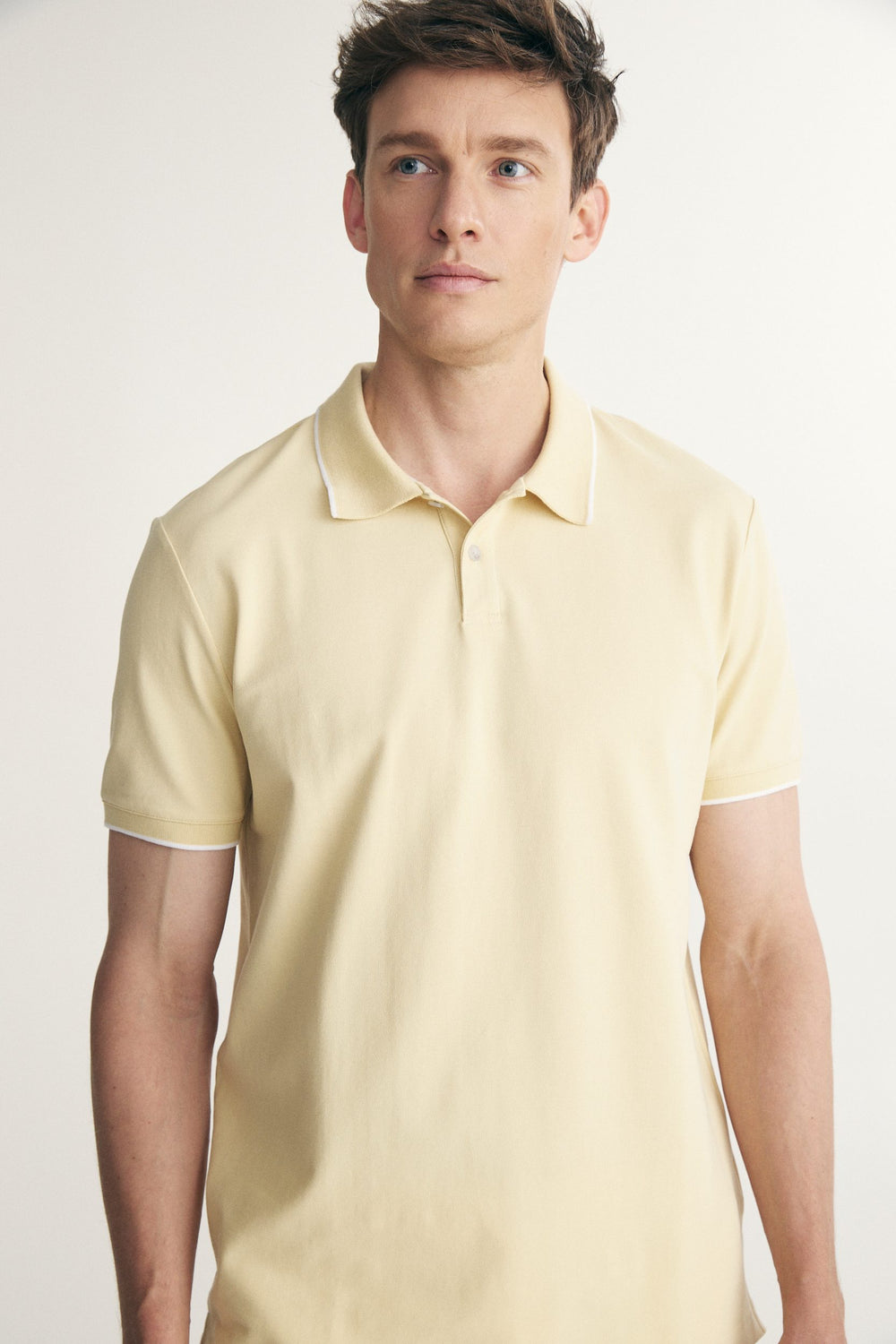 Polo avec détail au col
