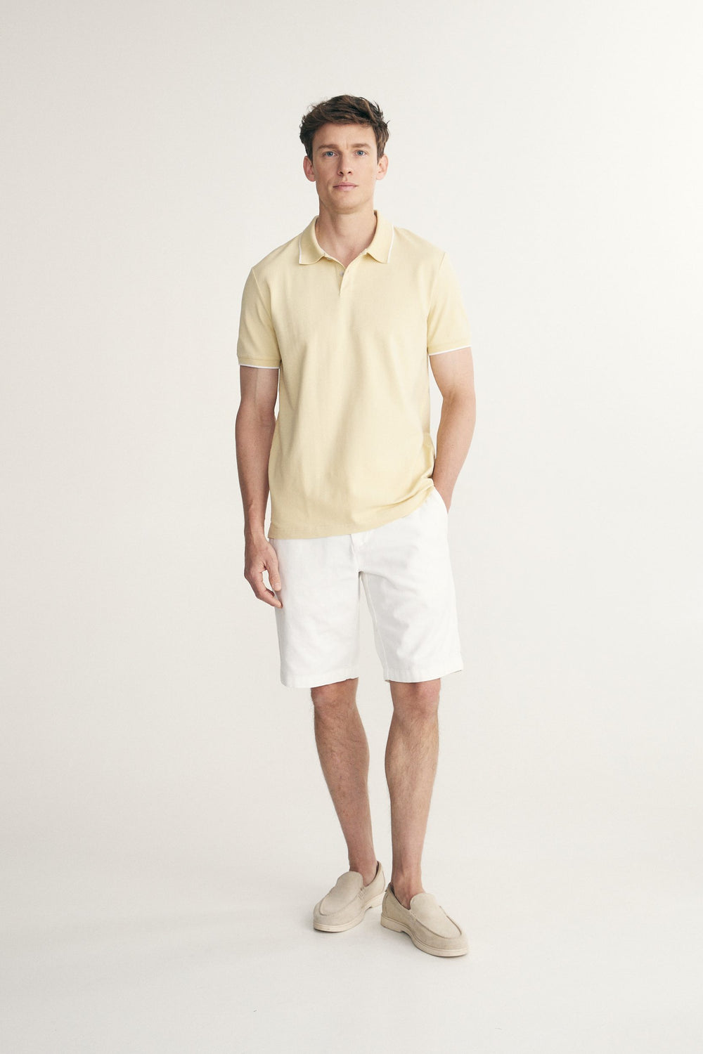 Polo avec détail au col