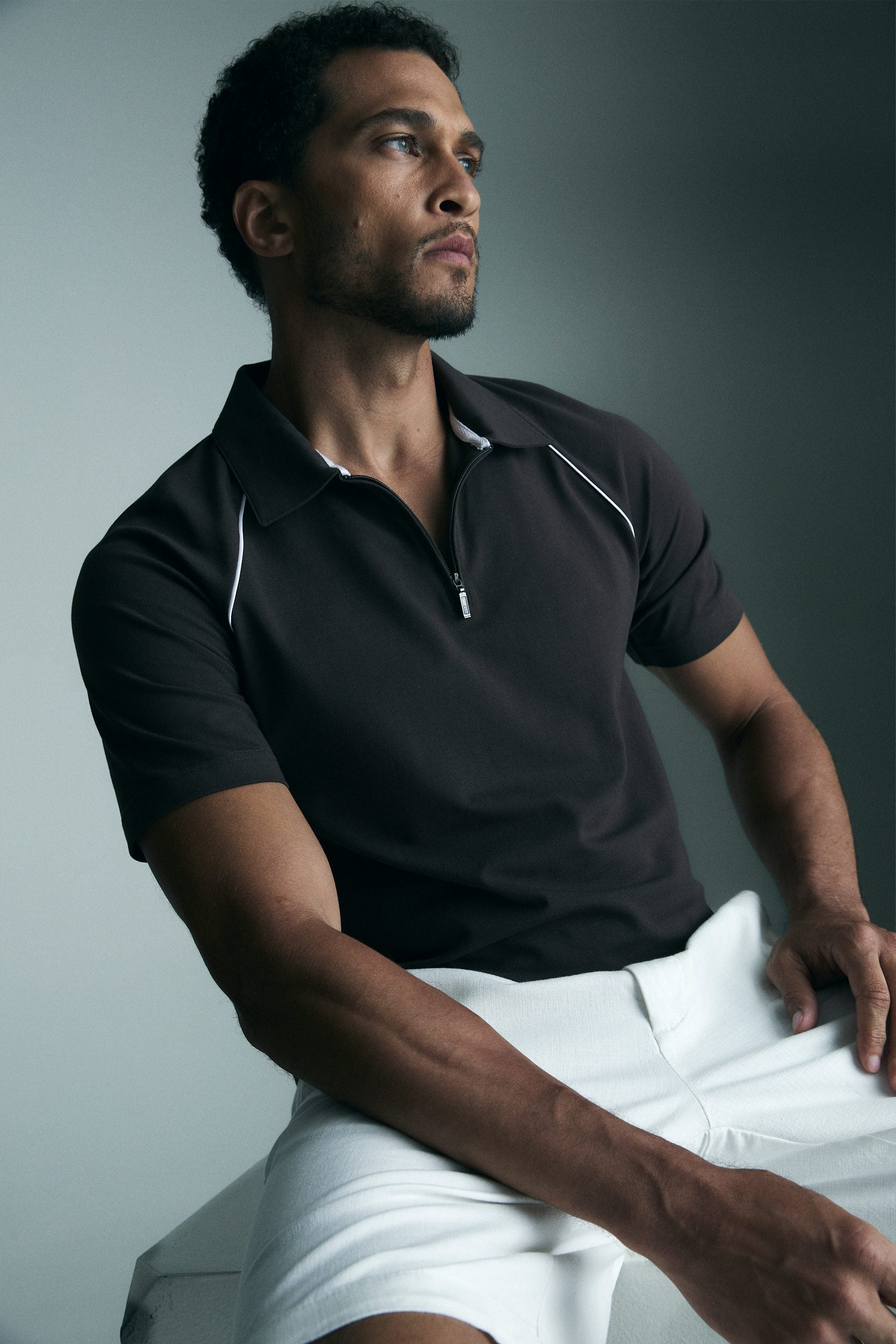 Polo avec manche raglan
