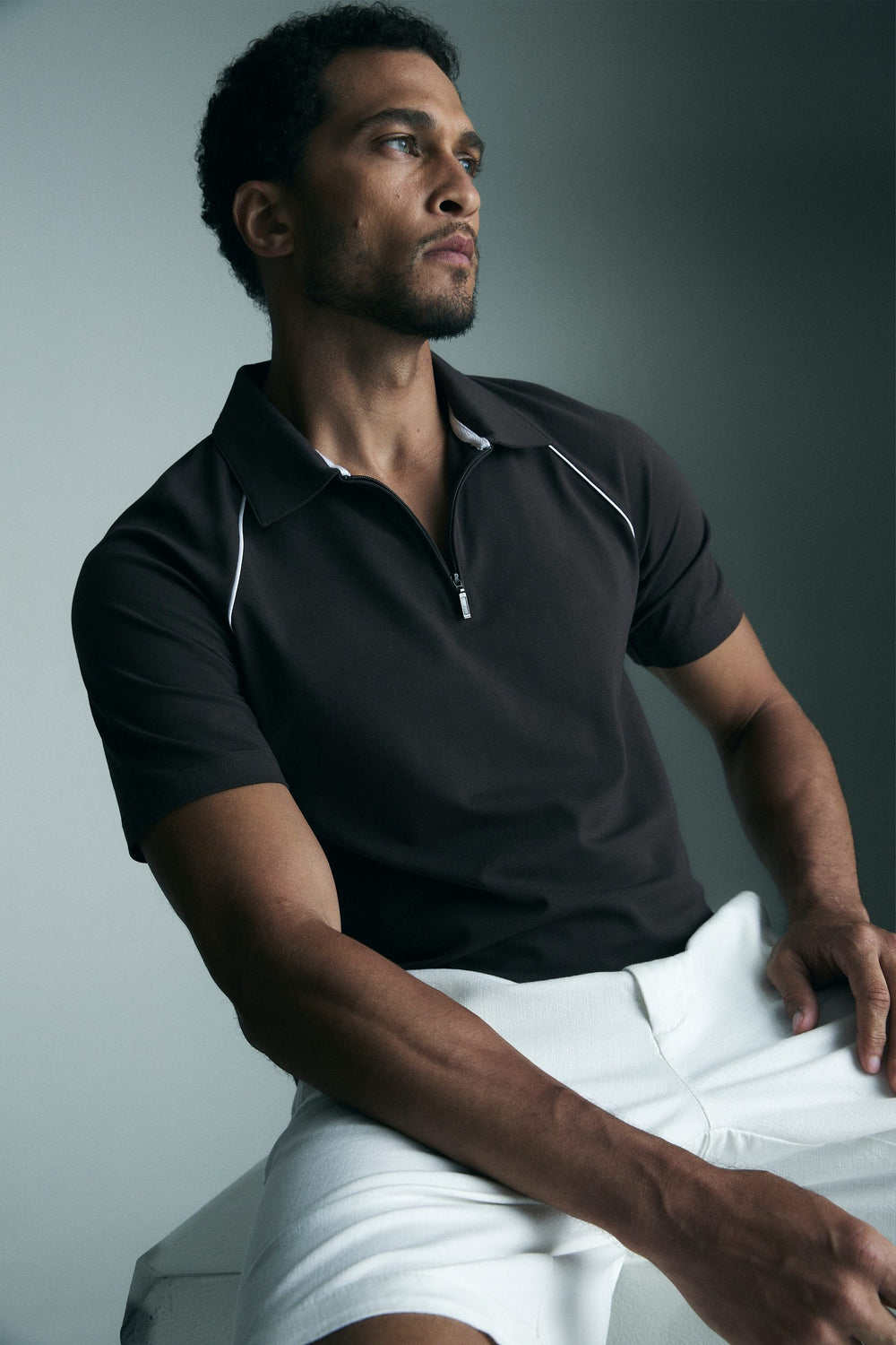 Polo avec manche raglan
