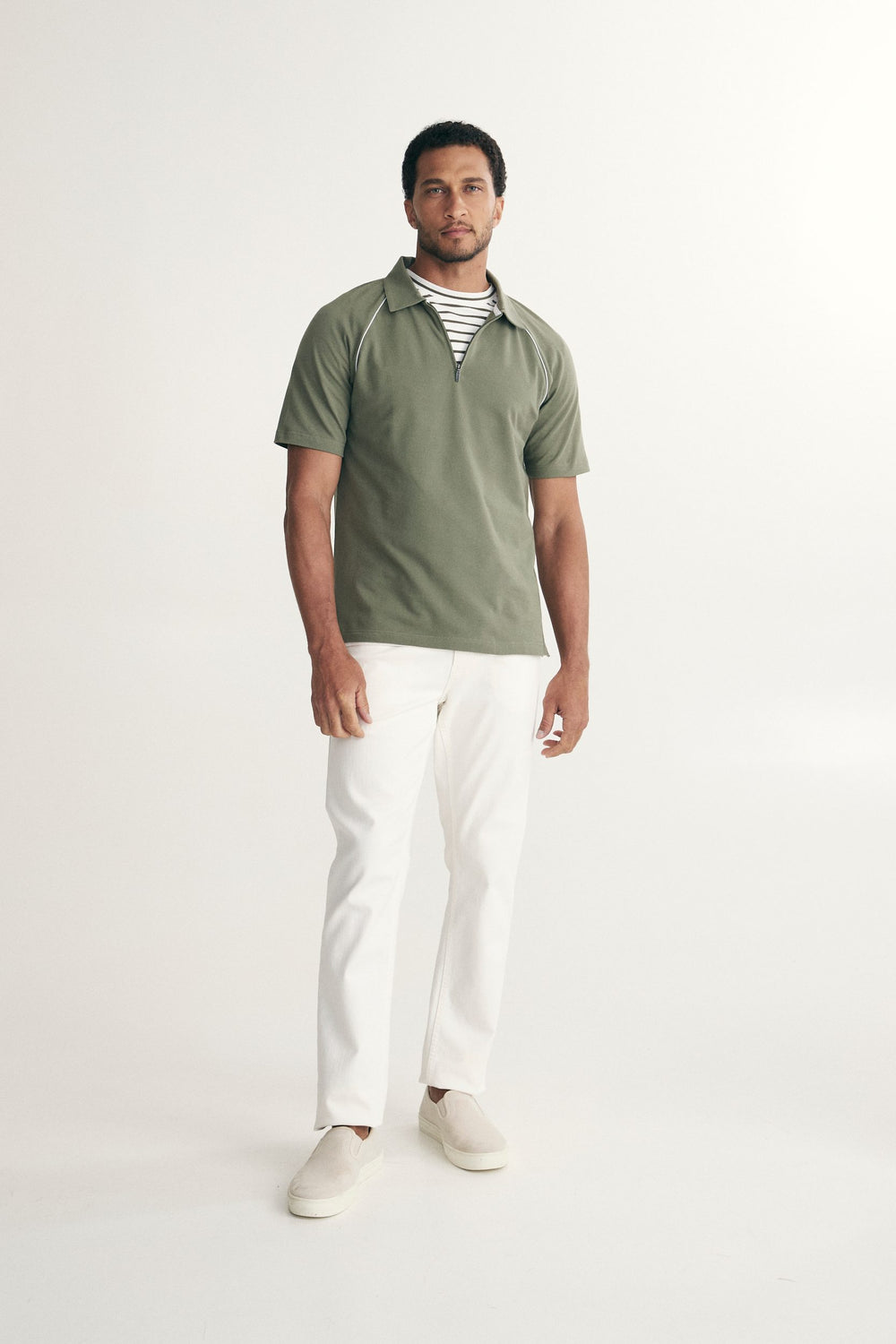 Polo avec manche raglan