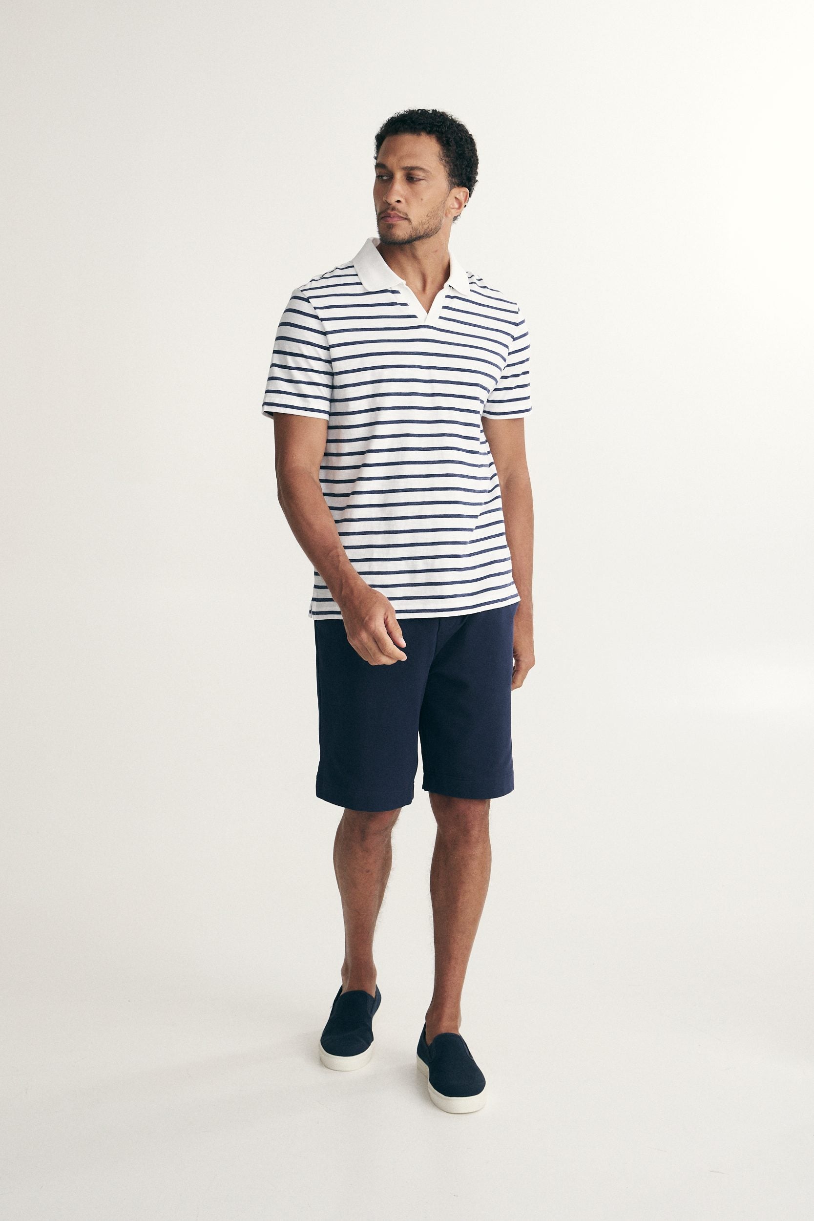 Polo johnny rayé