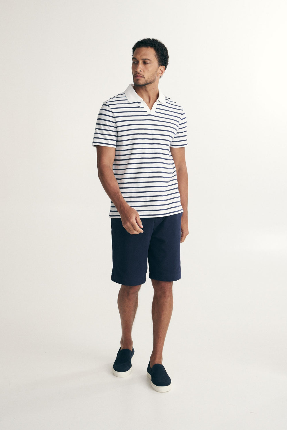 Polo johnny rayé