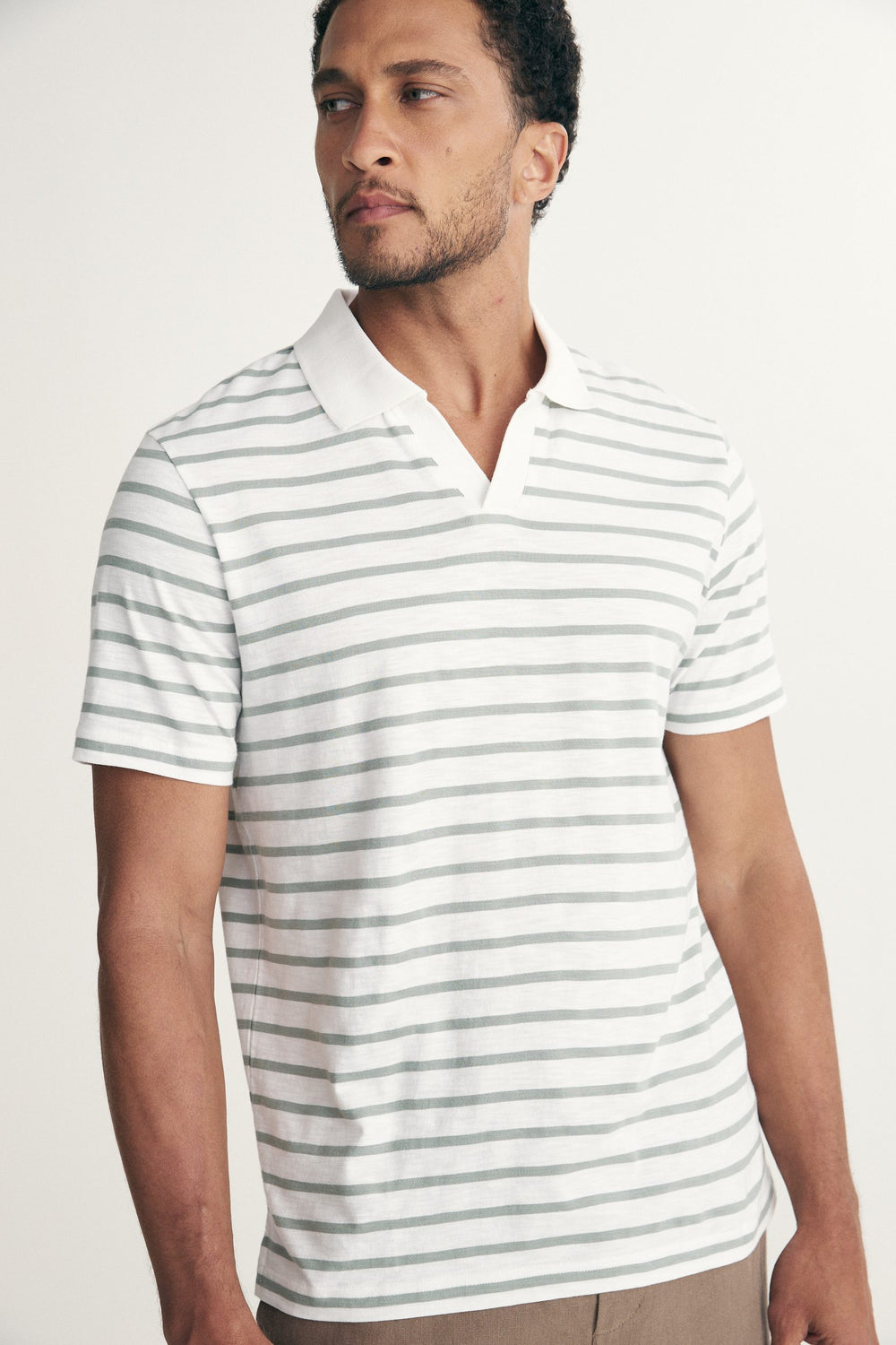 Polo johnny rayé