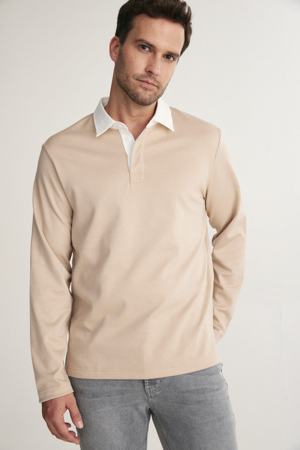 Long Sleeve Rugby Polo