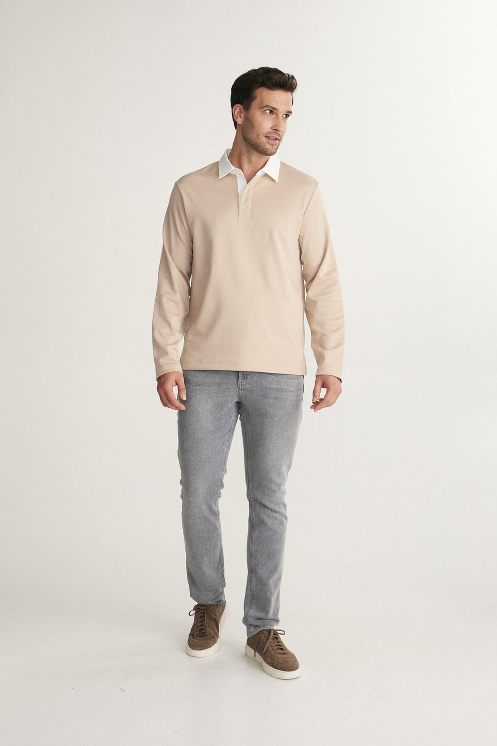 Long Sleeve Rugby Polo