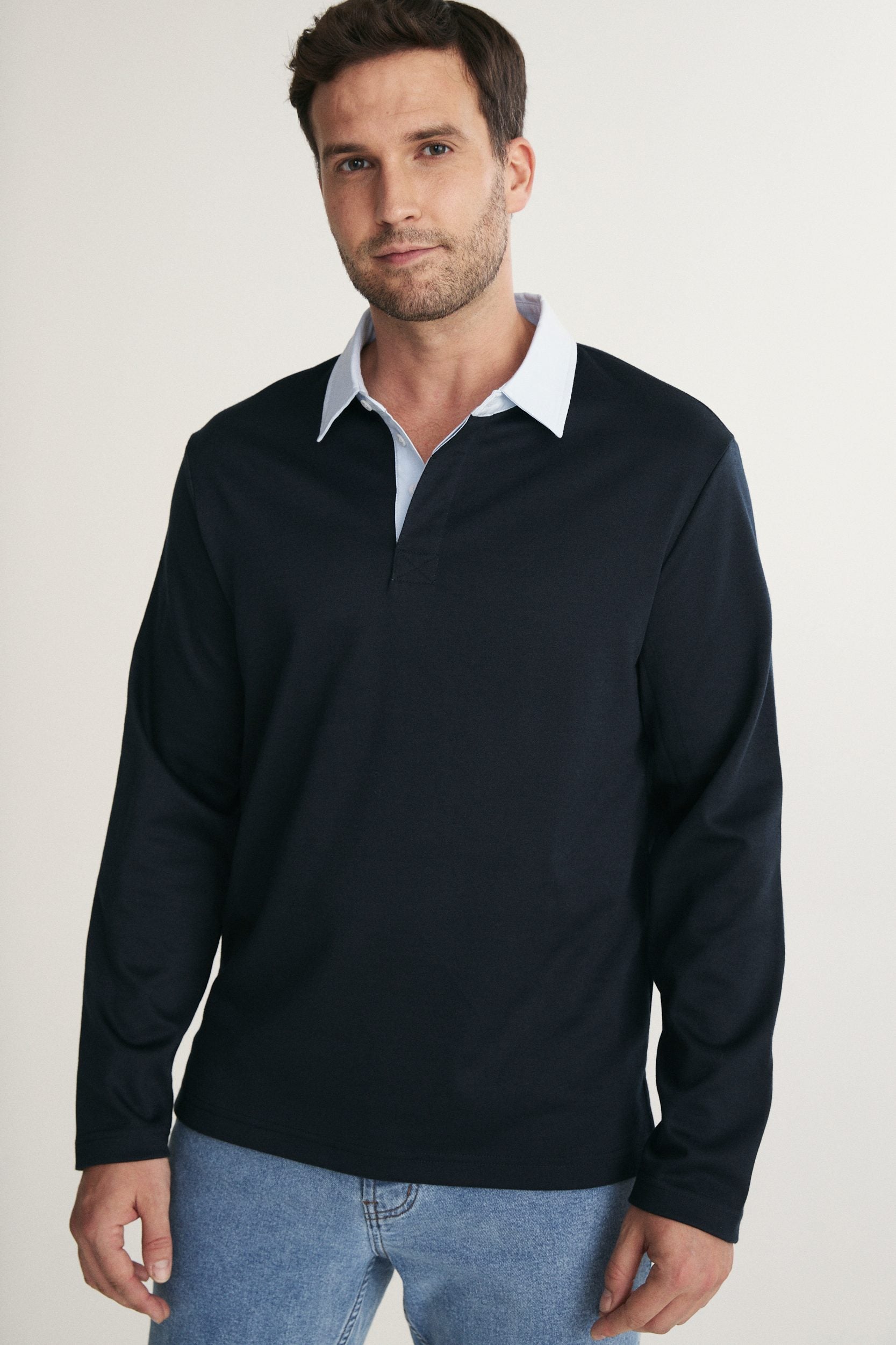 Long Sleeve Rugby Polo