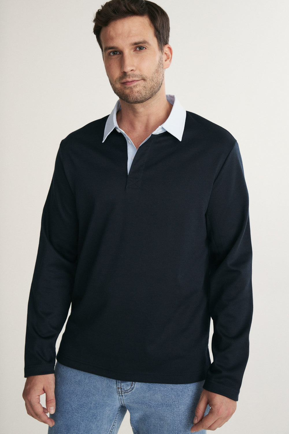 Long Sleeve Rugby Polo