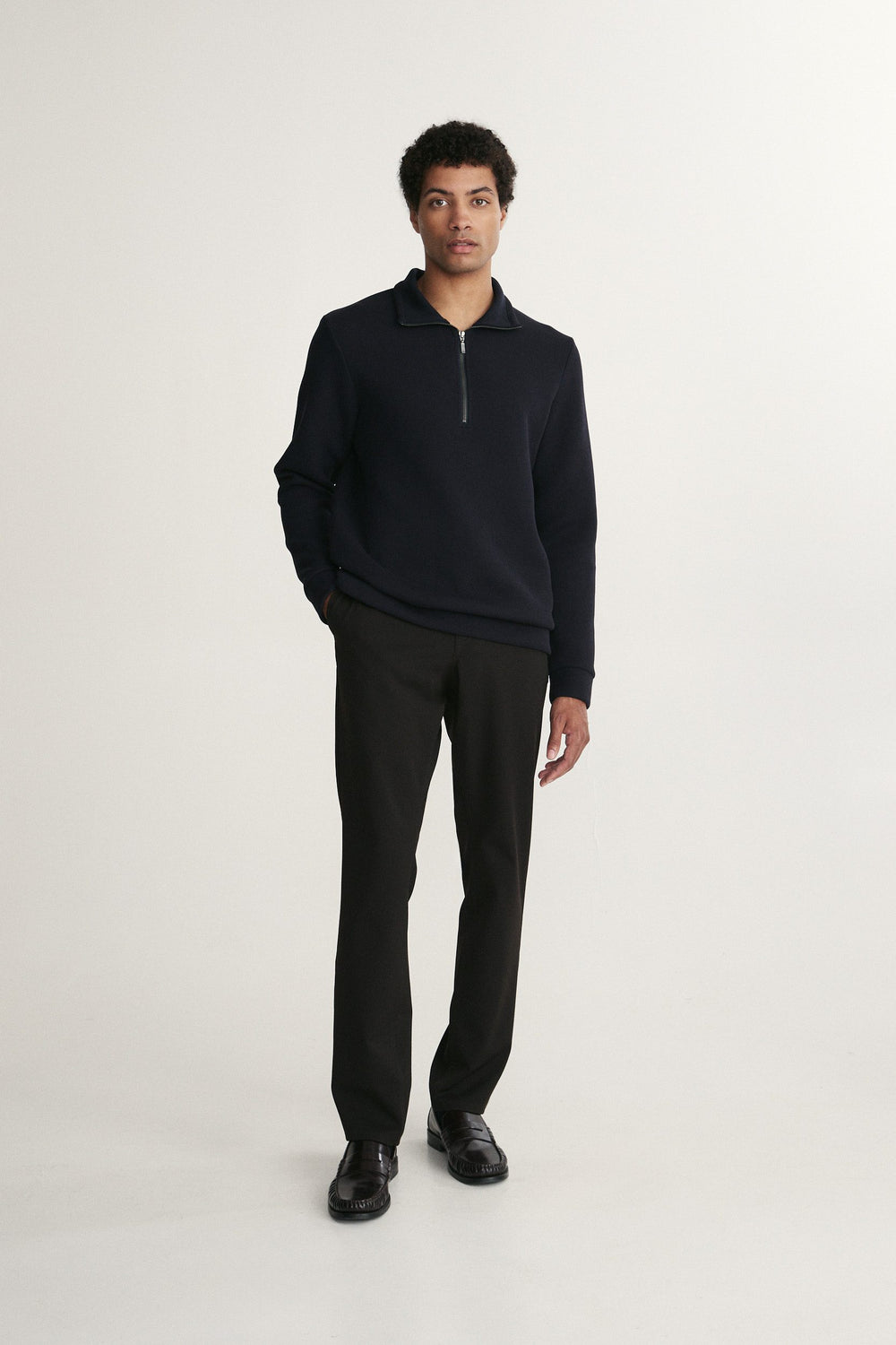 Quarter zip top