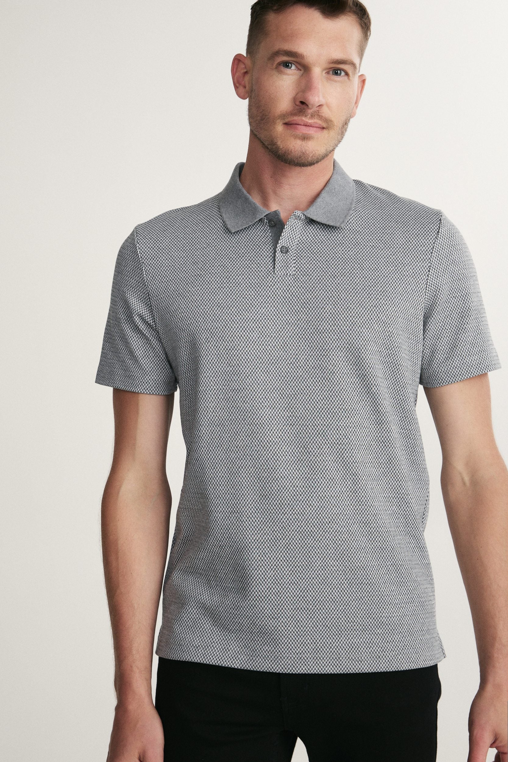 Herringbone polo