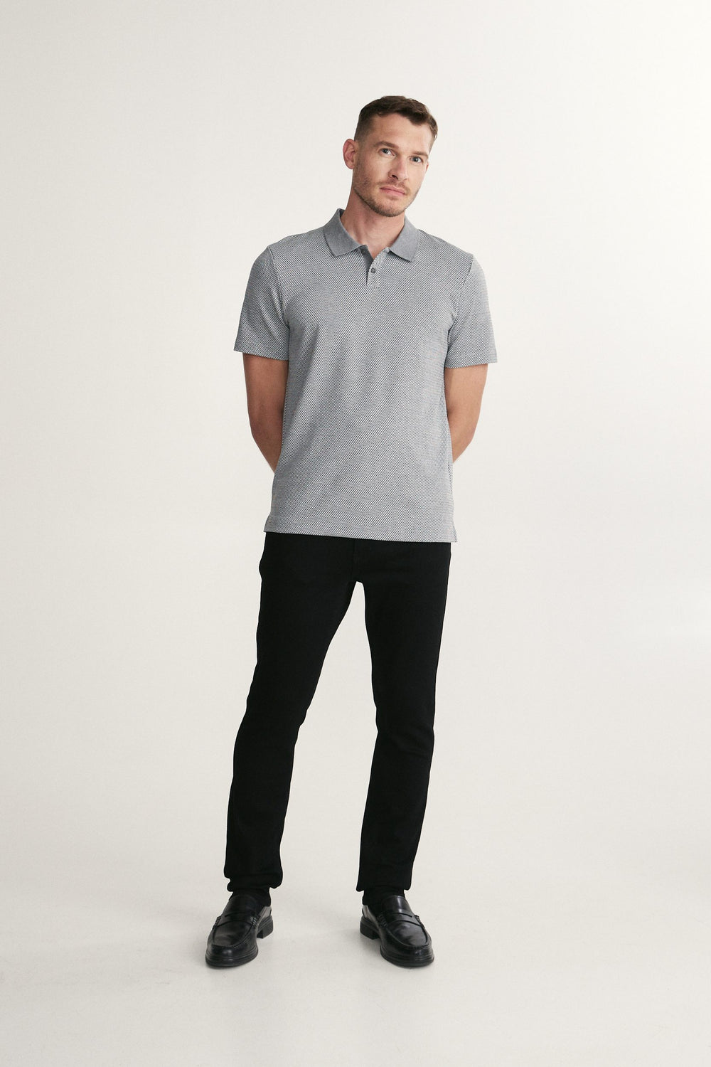 Herringbone polo