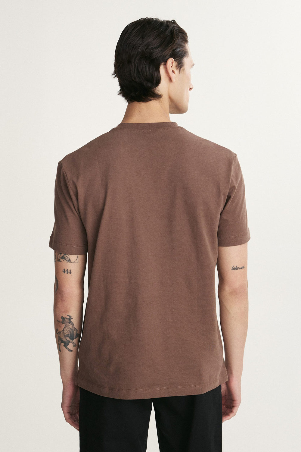 T-shirt en coton brossé
