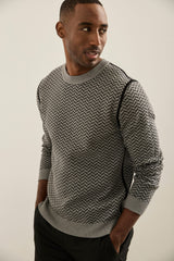 Reversible Herringbone Sweater