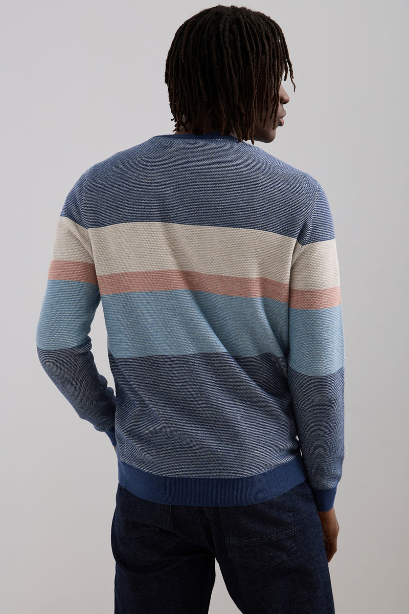 Textured Stripe Sweater