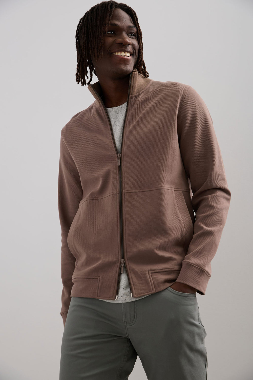 Cardigan à zip