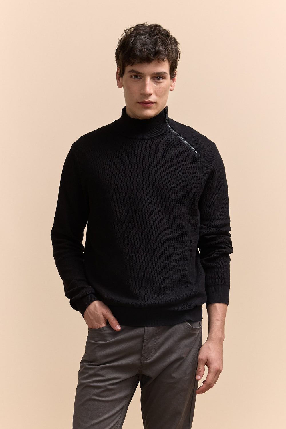 Pull col montant zip