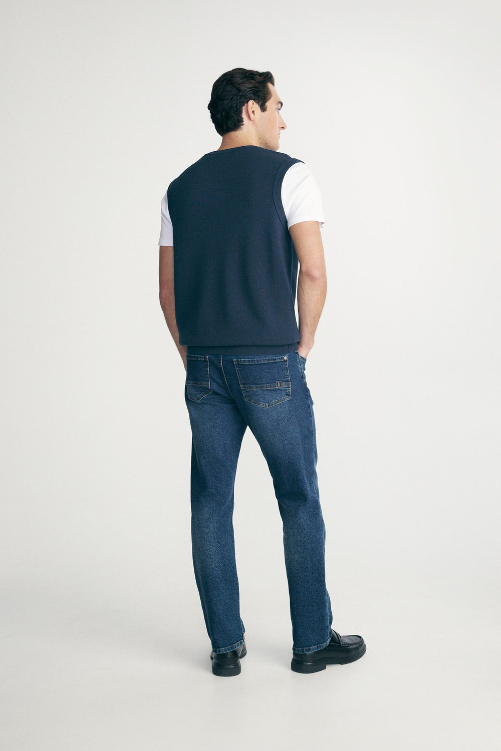Veste sans manches texturée