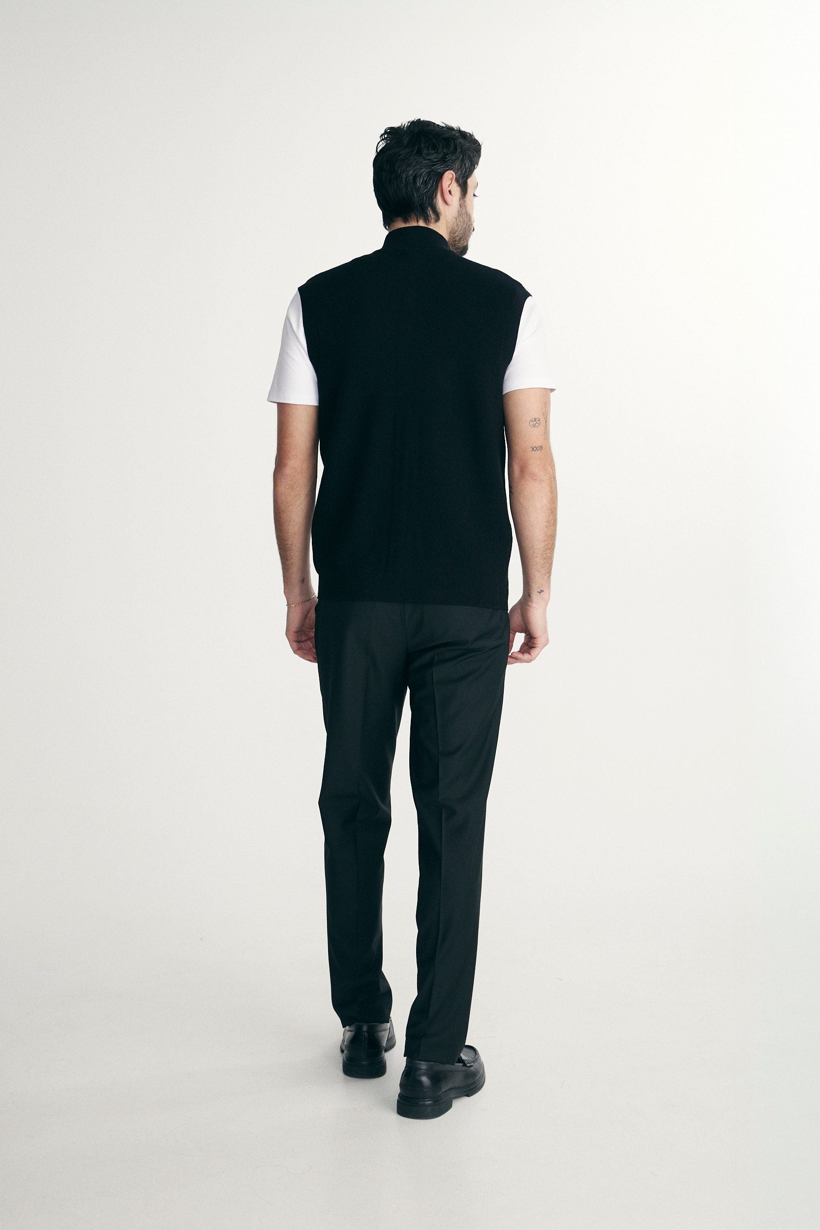 Débardeur texturé avec fermeture