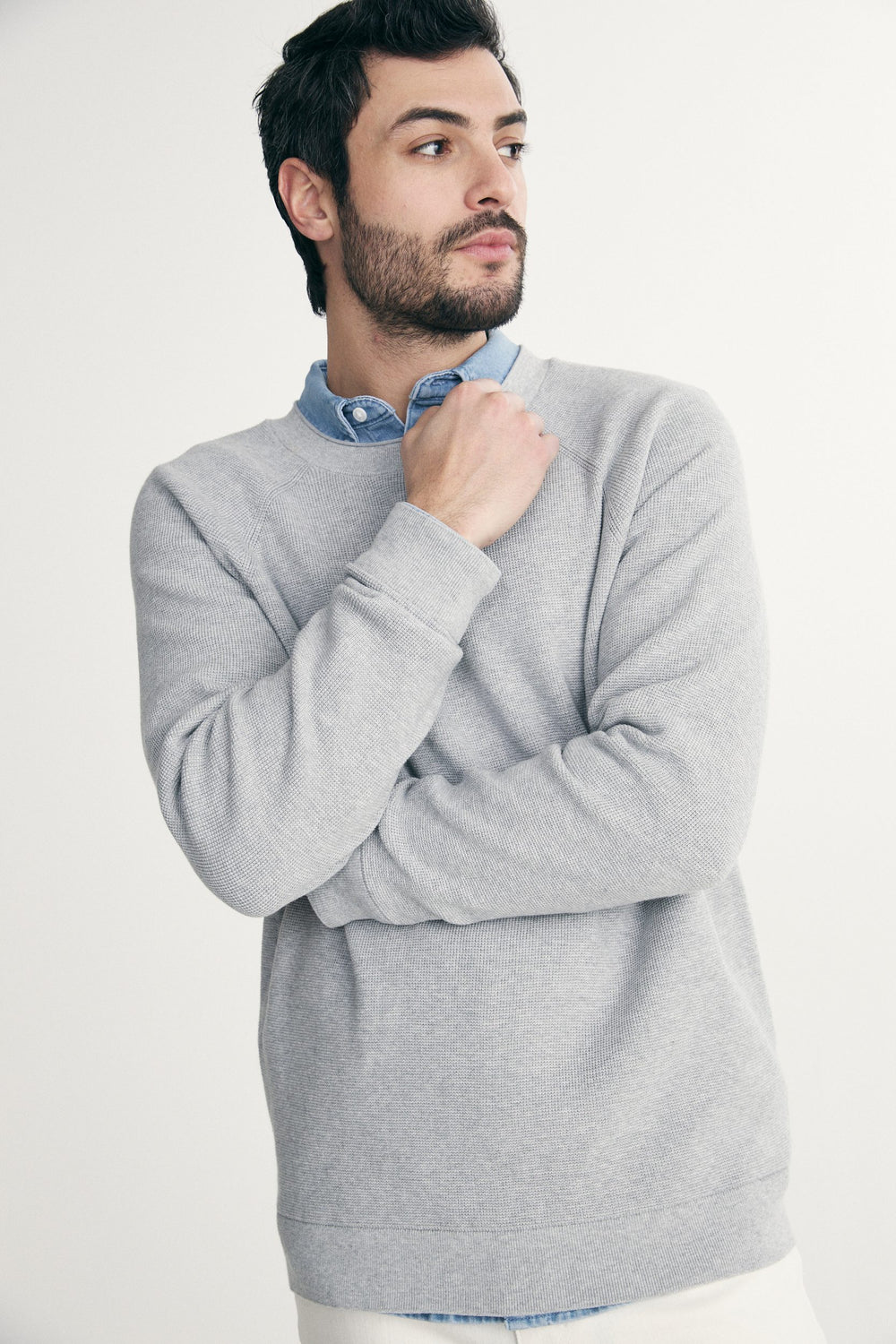 Raglan sleeve sweater