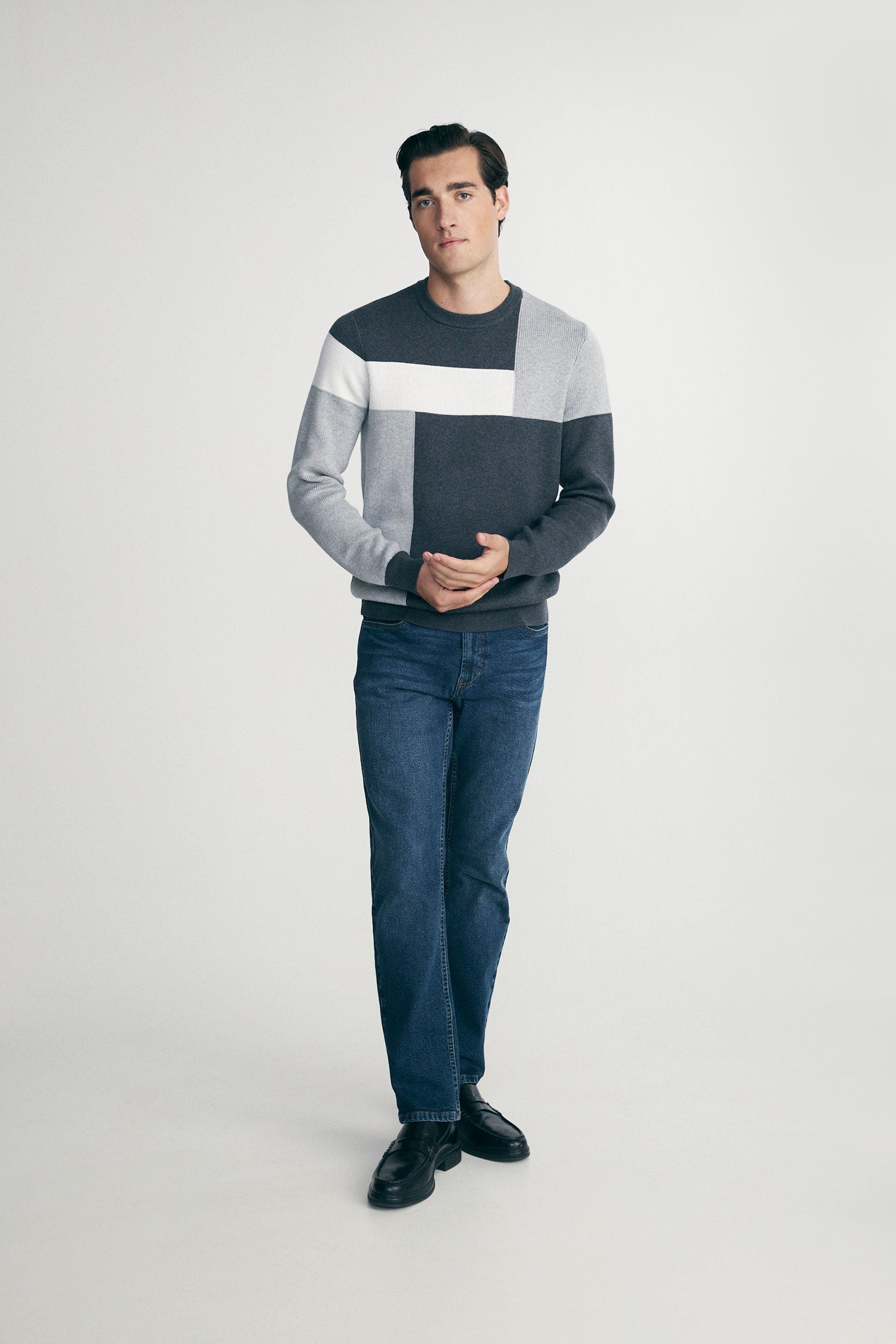 Chandail bloc de couleurs