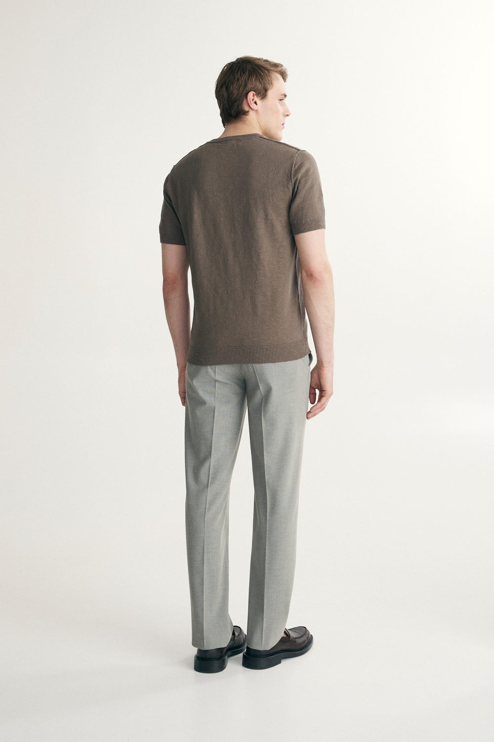Cotton henley shirt