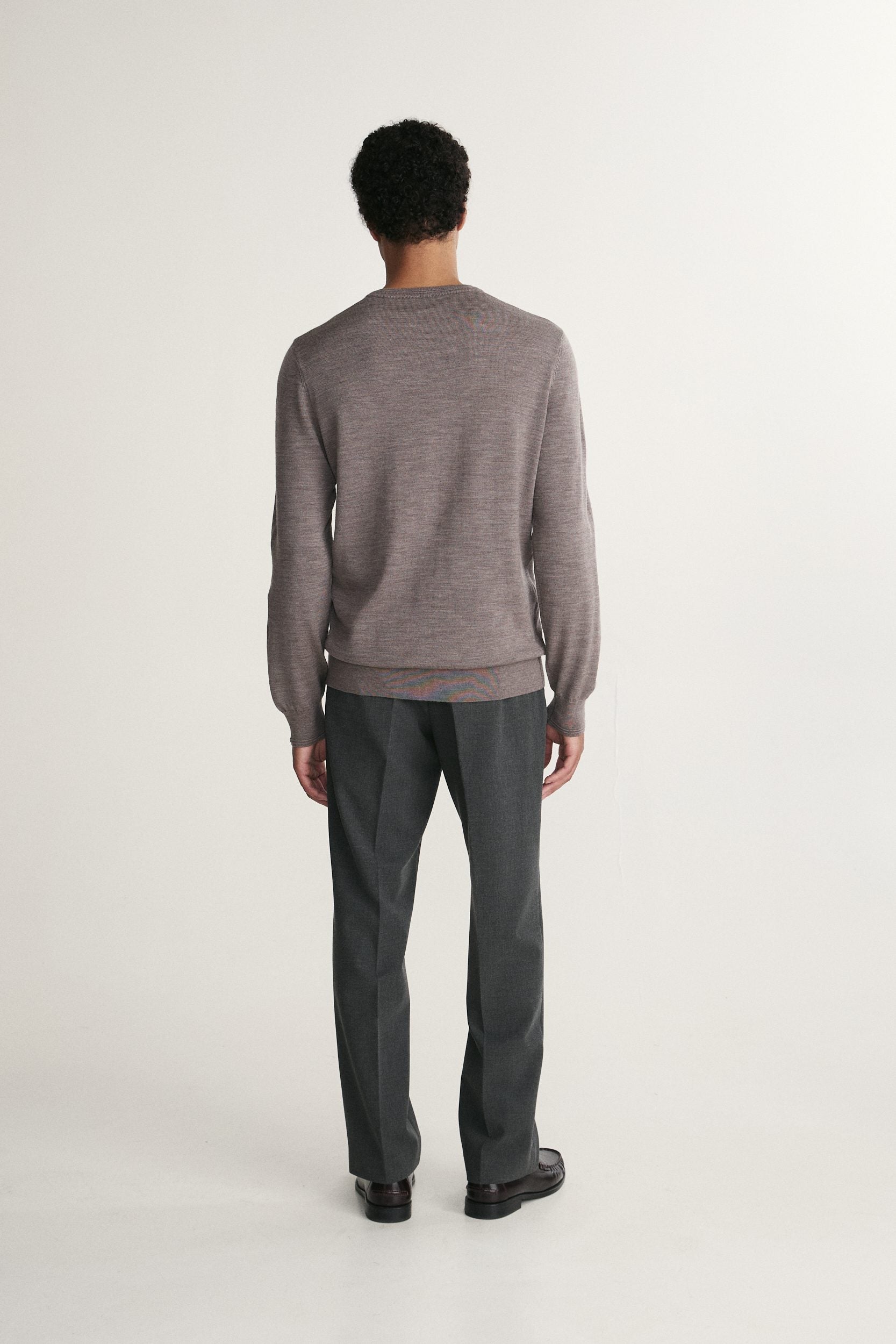 Merino wool V-neck sweater