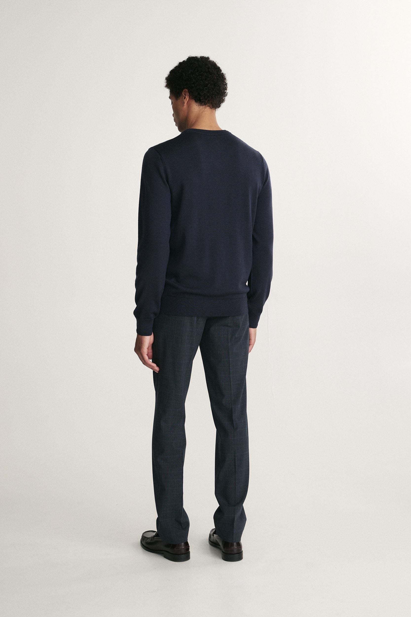 Merino wool V-neck sweater