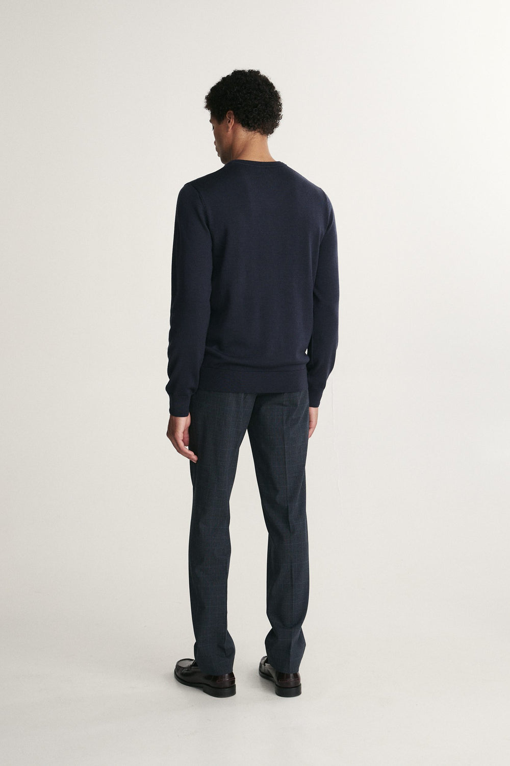 Merino wool V-neck sweater