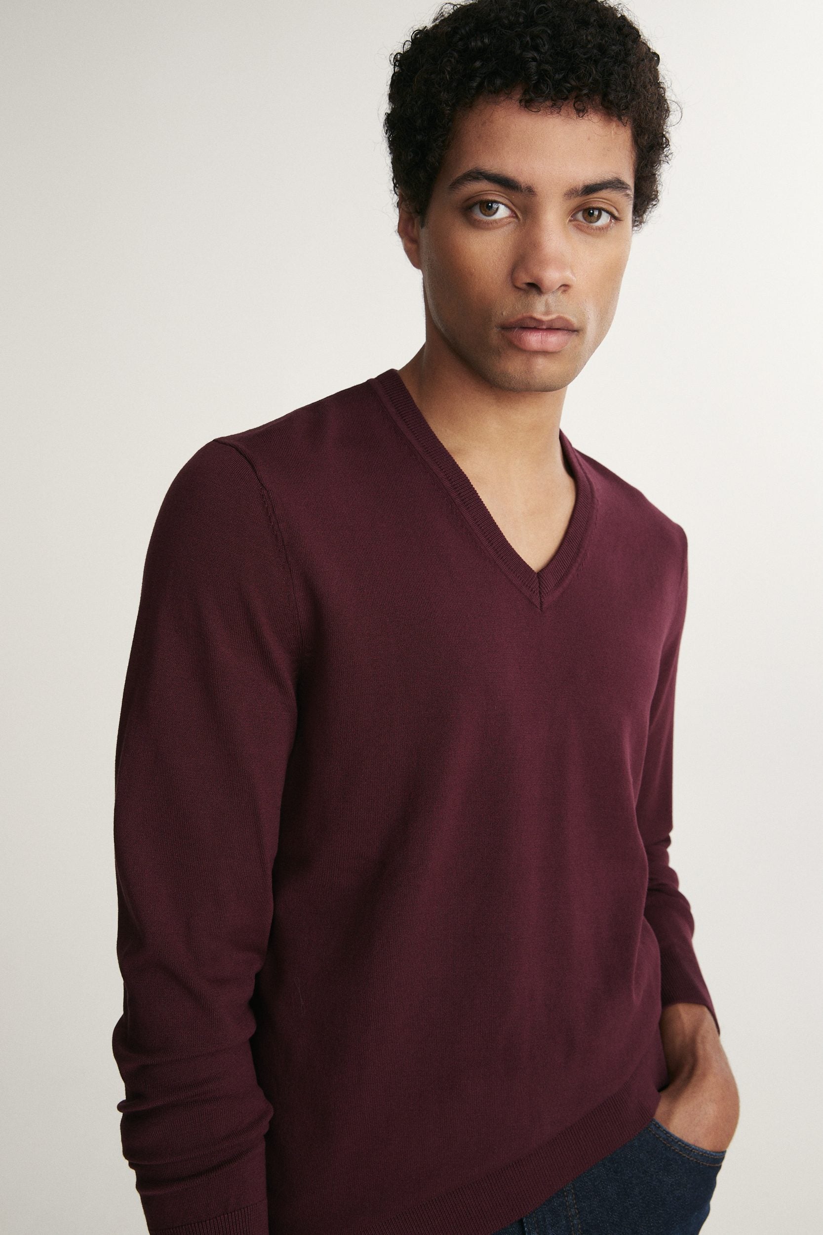 Long sleeve V-neck