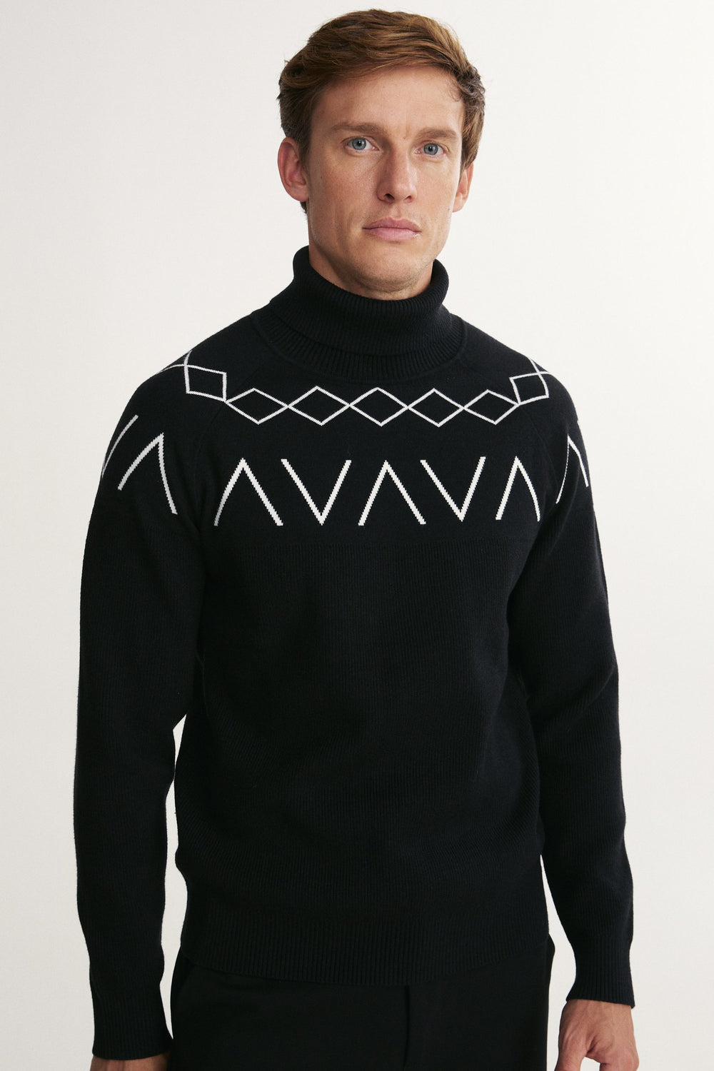 Norwegian jacquard sweater