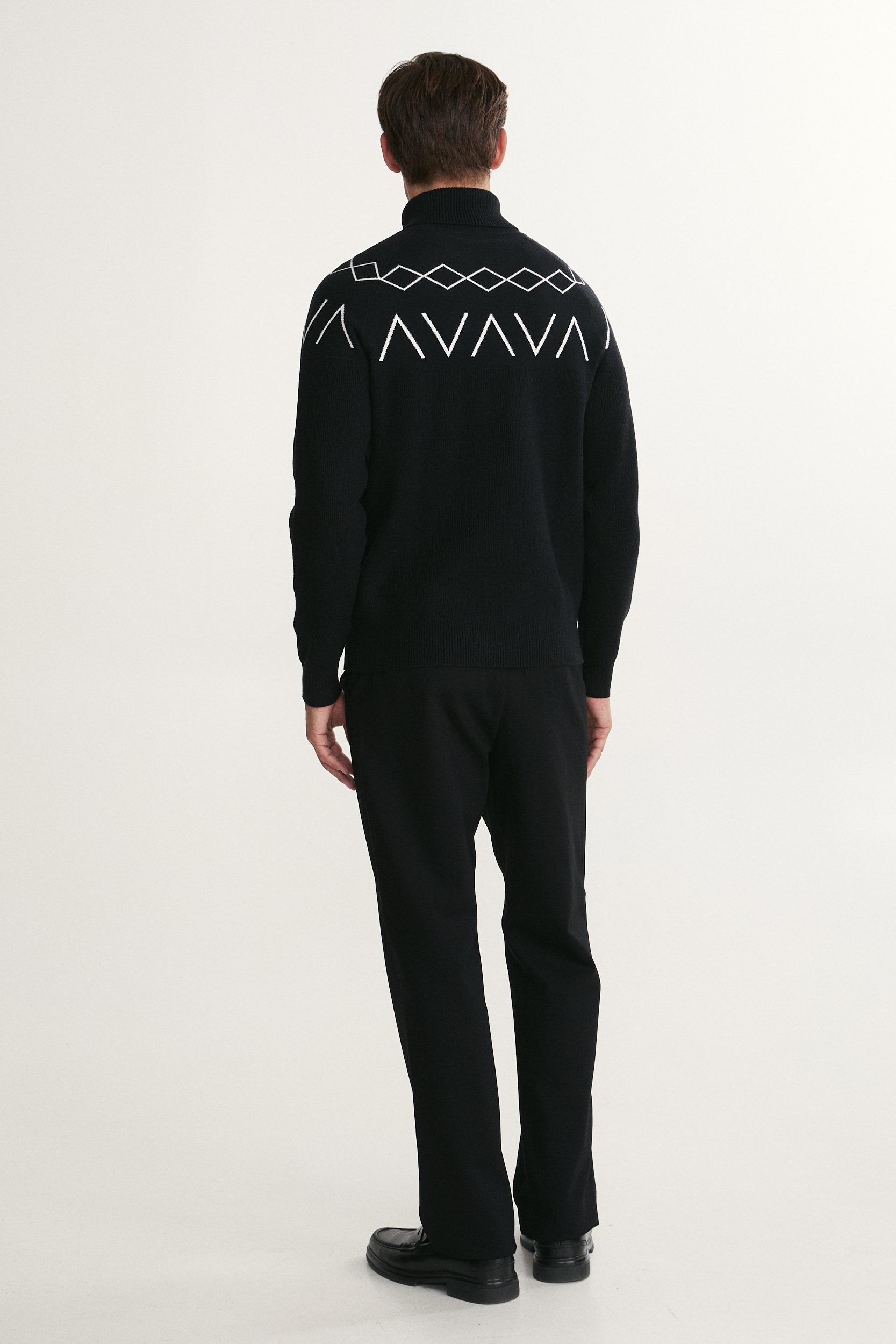 Norwegian jacquard sweater
