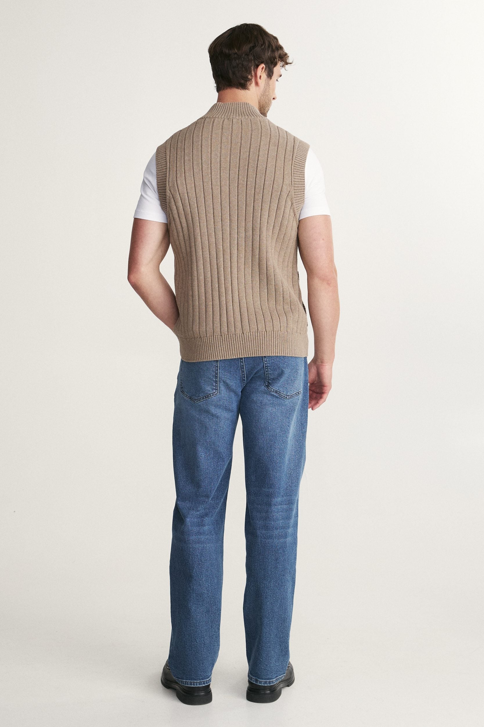 Veste tricot à câble
