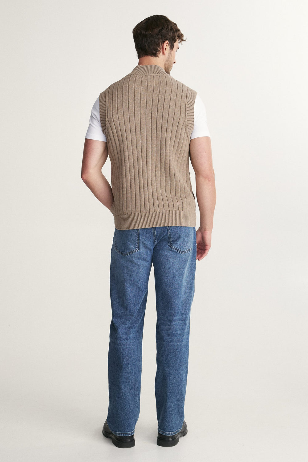 Veste tricot à câble