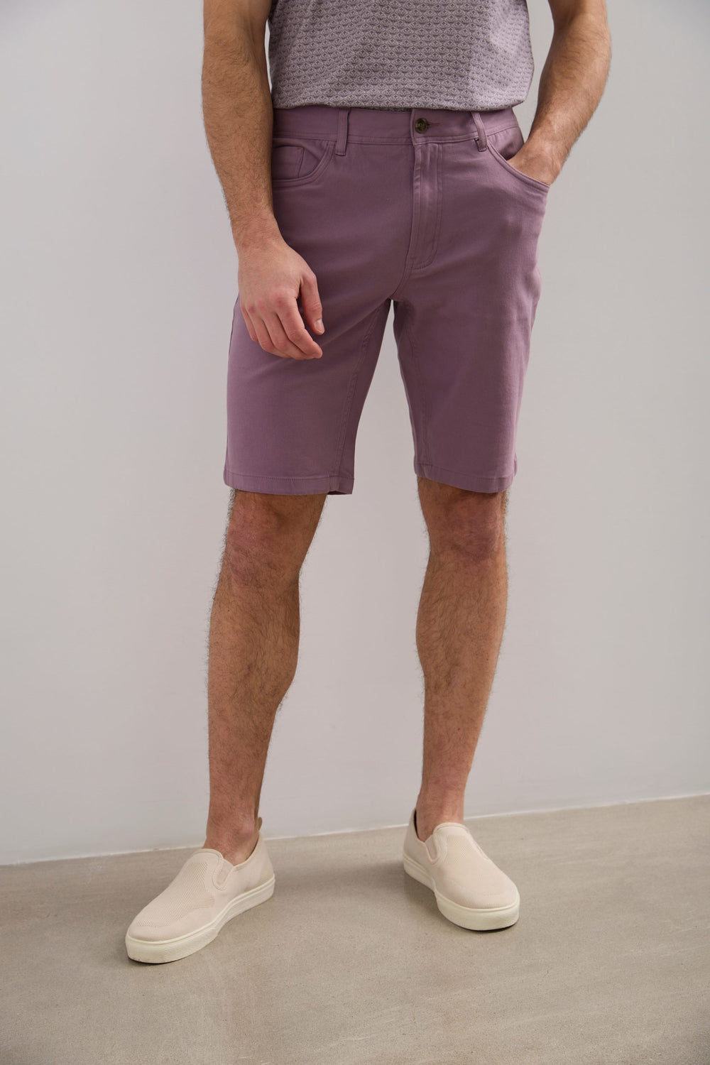 Twill 5 pocket shorts