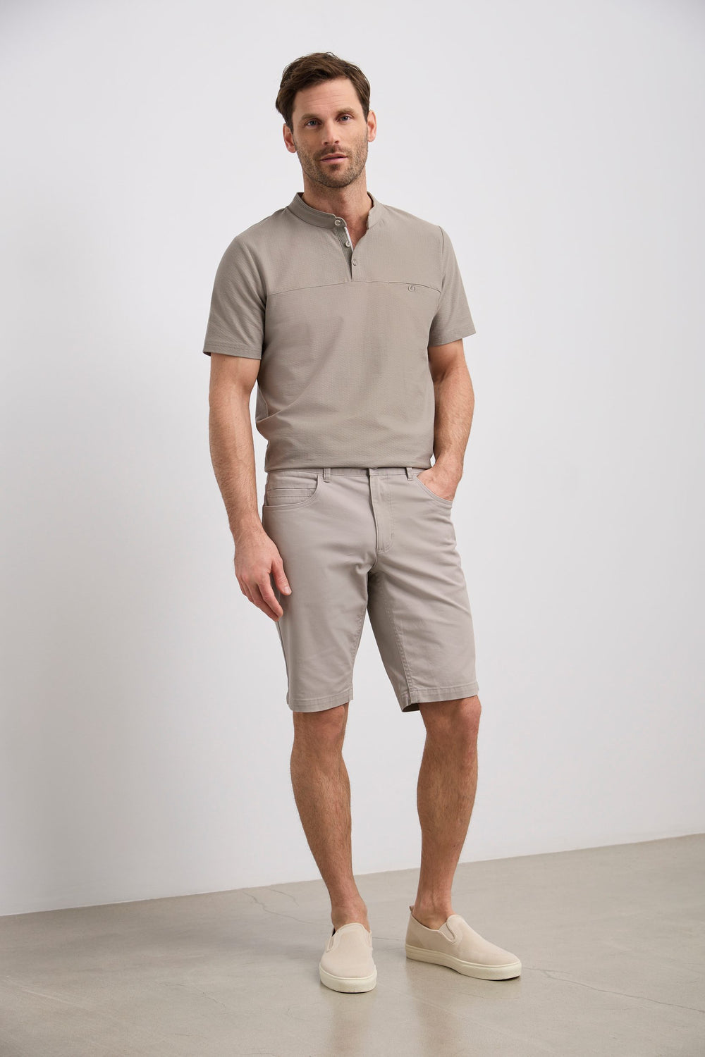 Bermuda 5 poches en twill