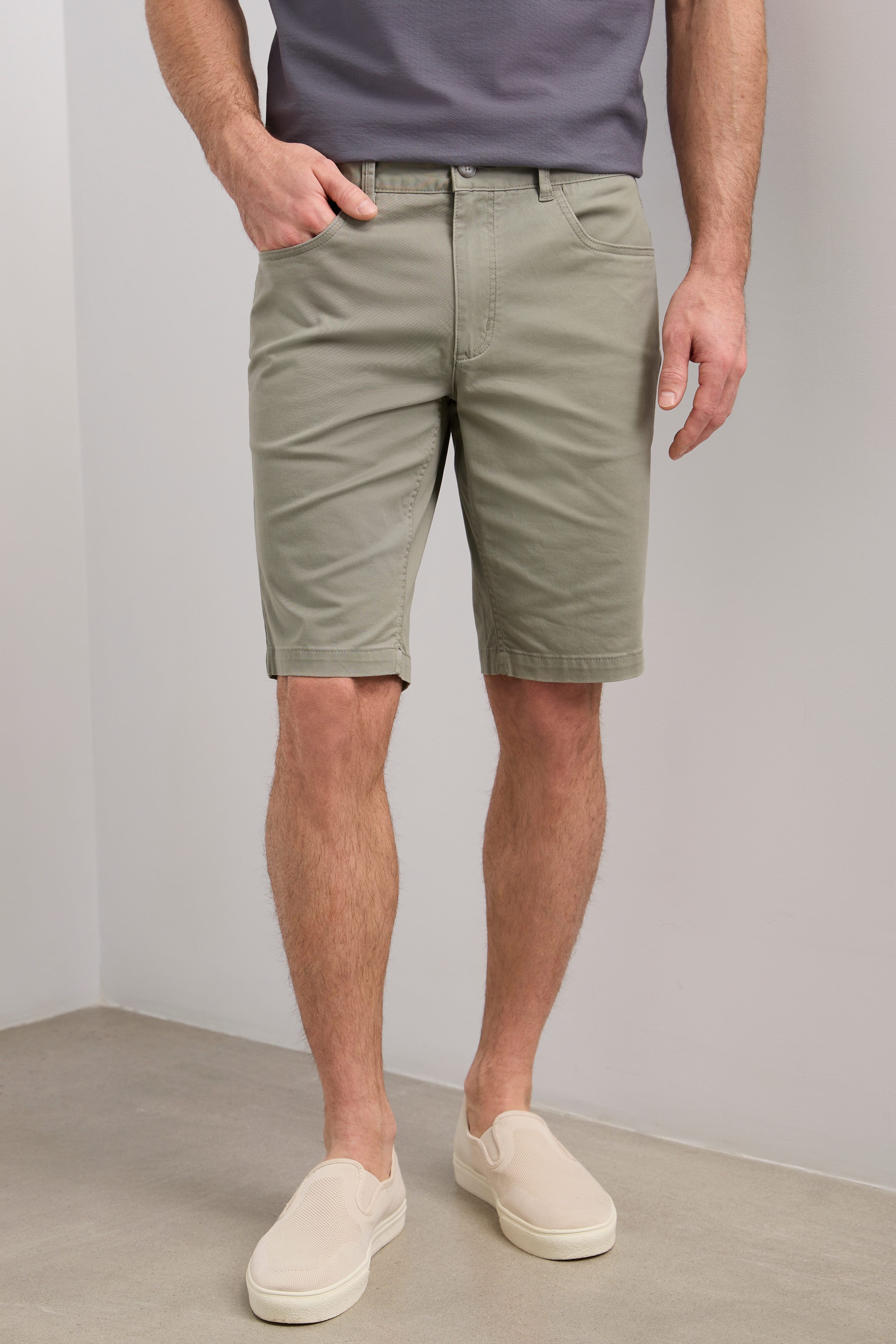 Bermuda 5 poches en twill