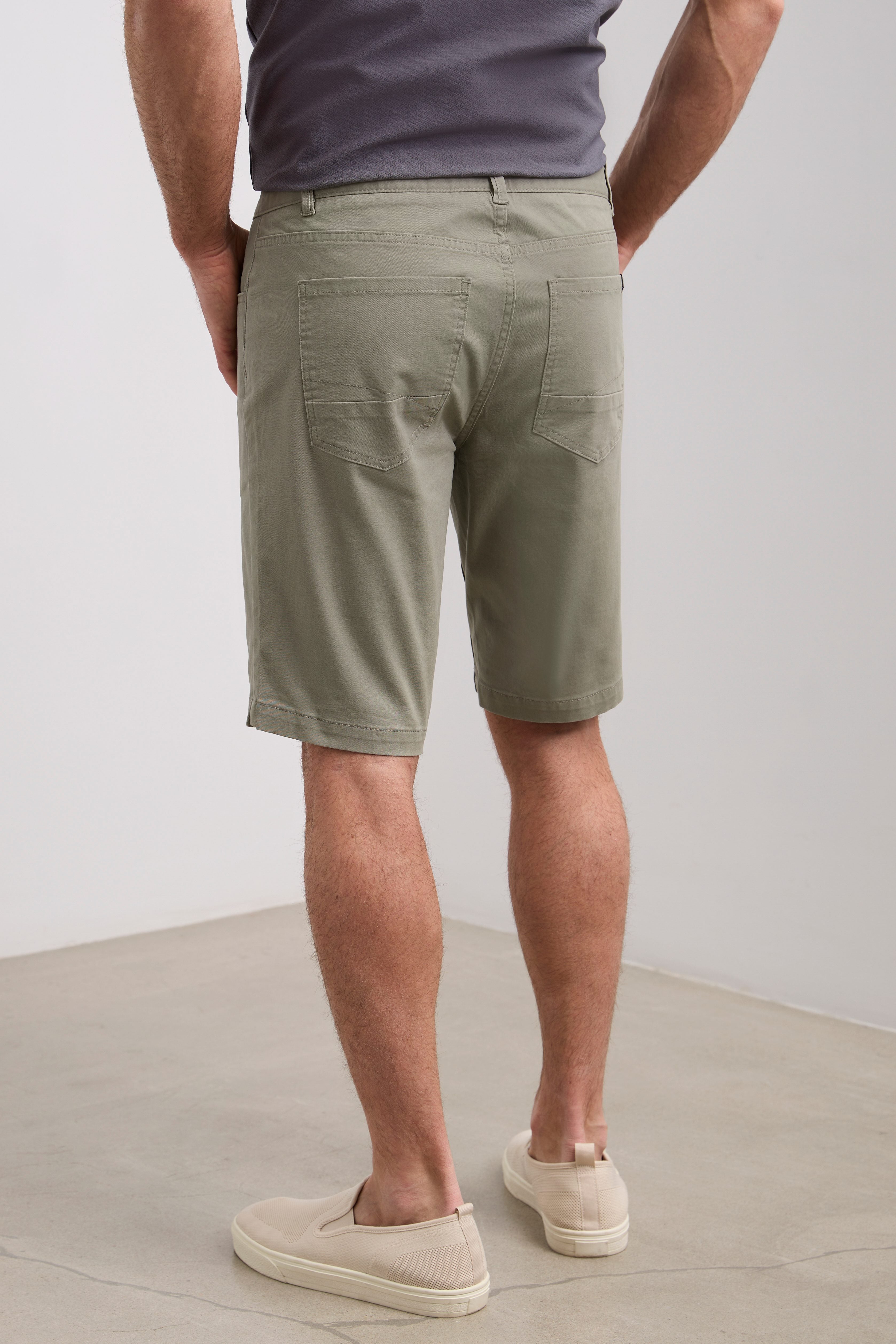 Bermuda 5 poches en twill