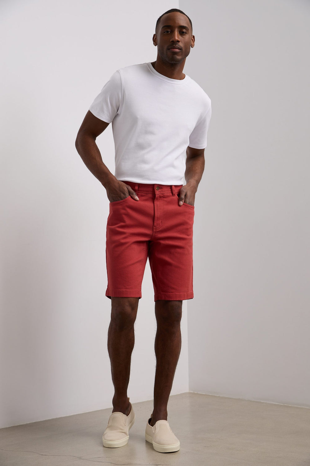 Shorts Bermuda 5 poches en twill