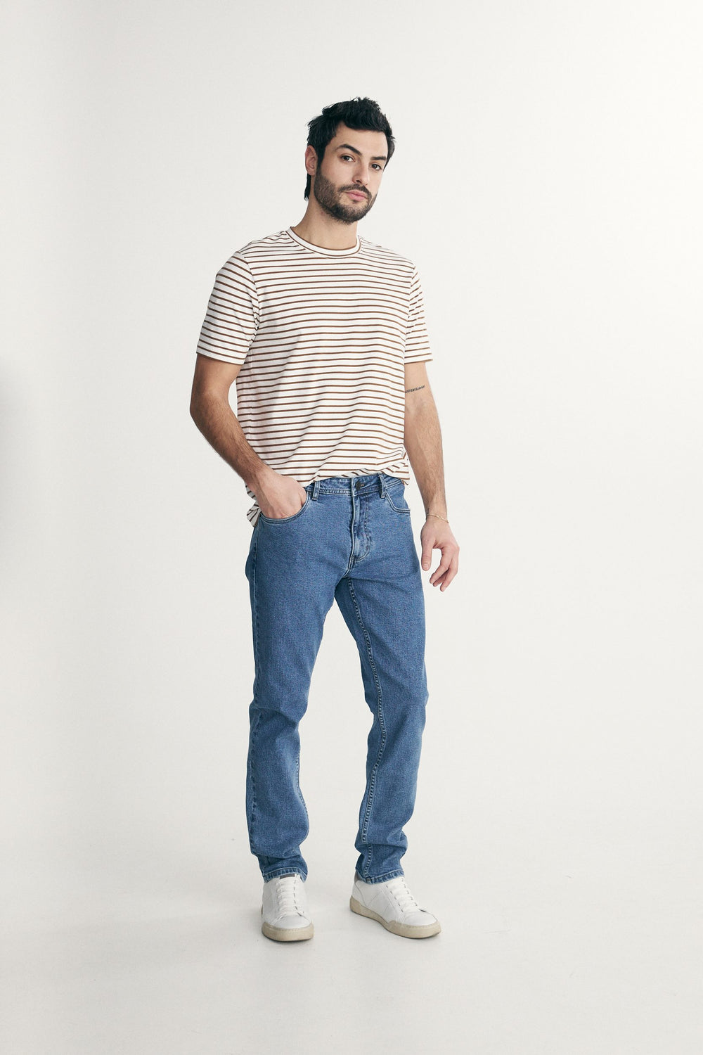 Jeans étroit à cinq poches