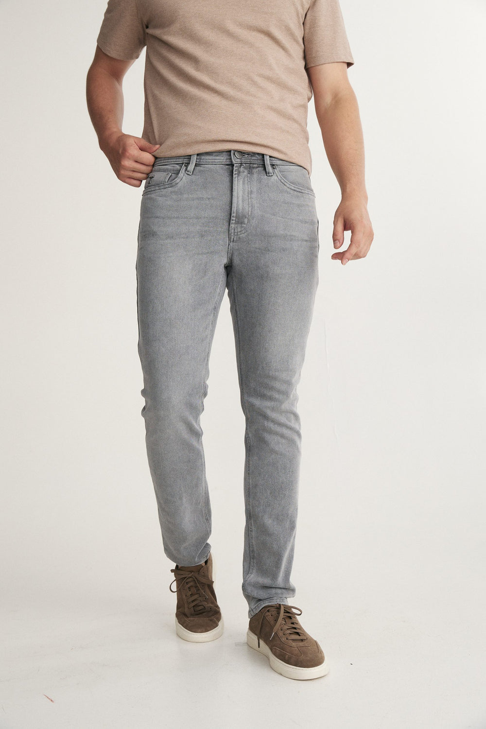 Slim Fit Five-Pocket Jeans
